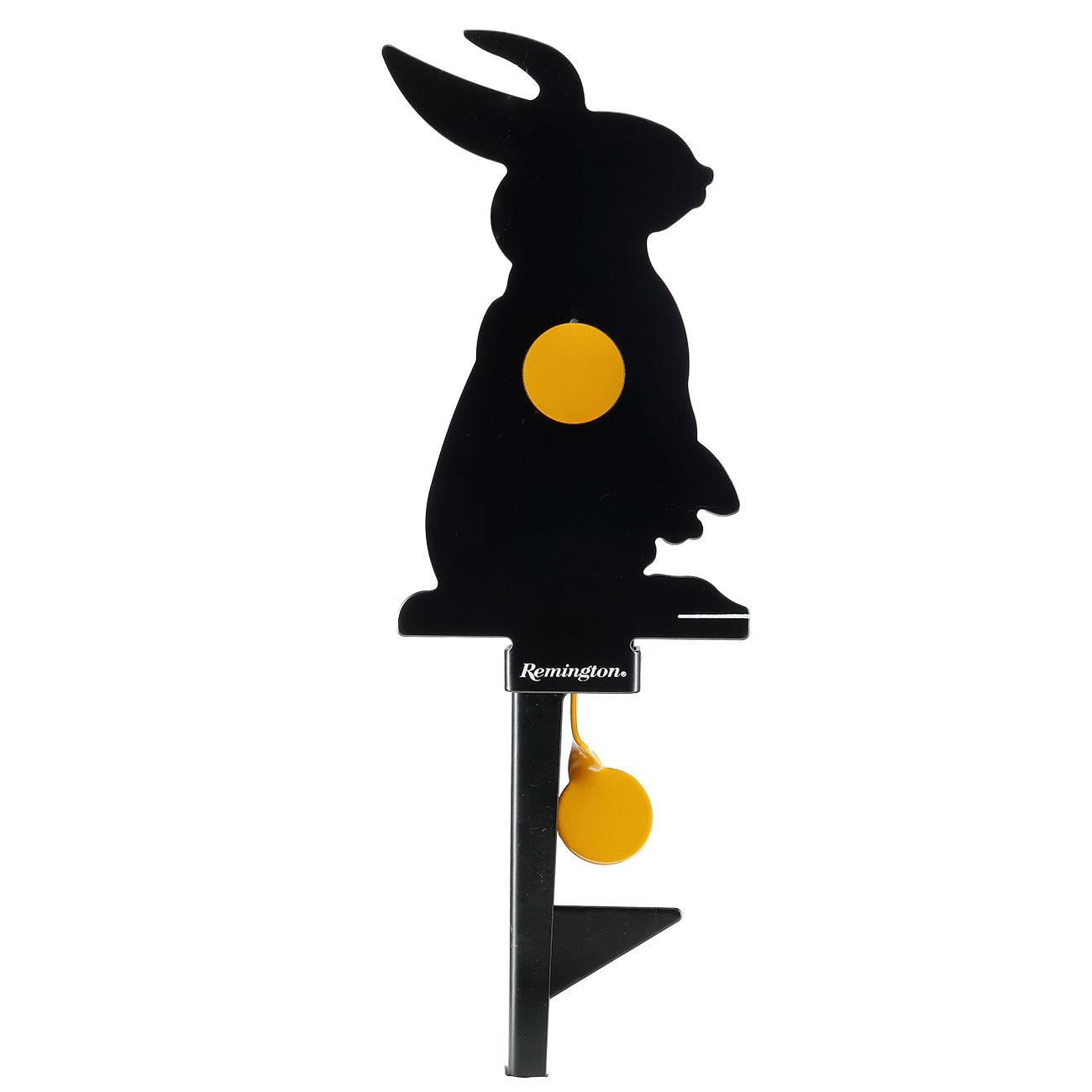 Remington Hit & Reset Klappziel Hase aus Stahl mit Schuss-R�ckstellung schwarz Bild 3