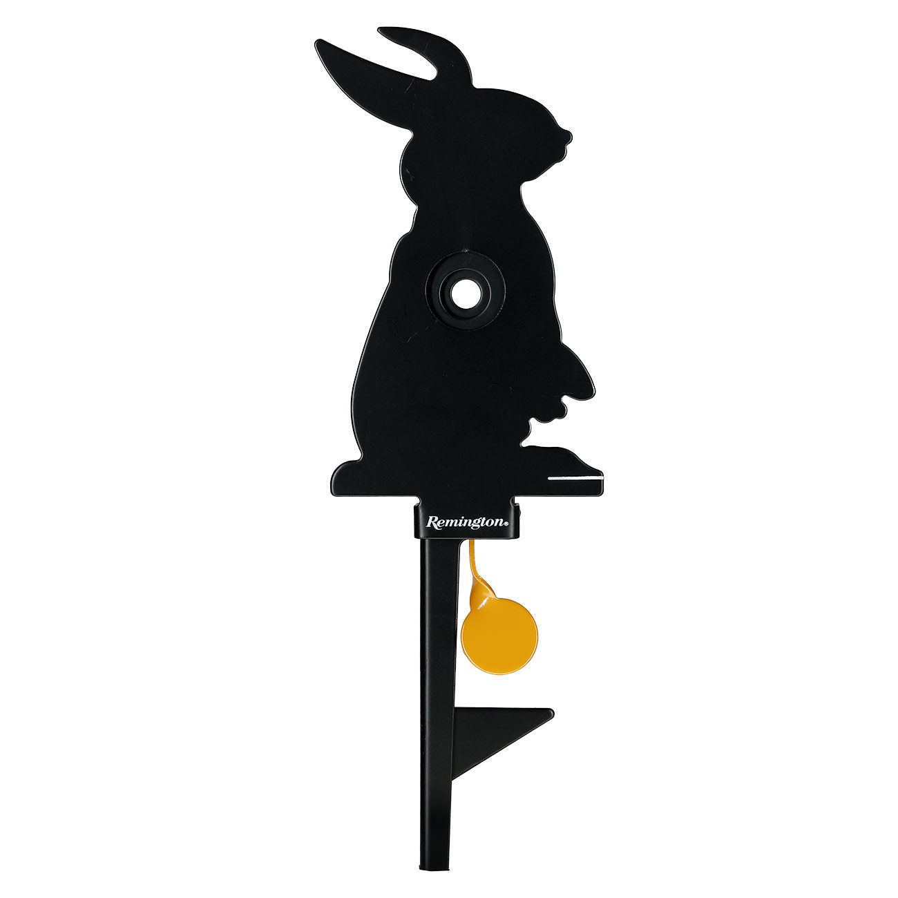 Remington Hit & Reset Klappziel Hase aus Stahl mit Schuss-R�ckstellung schwarz Bild 5