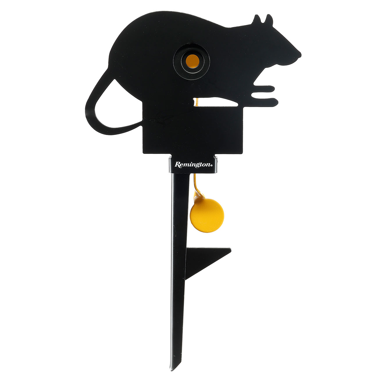 Remington Hit & Reset Klappziel Ratte aus Stahl mit Schuss-R�ckstellung schwarz Bild 1