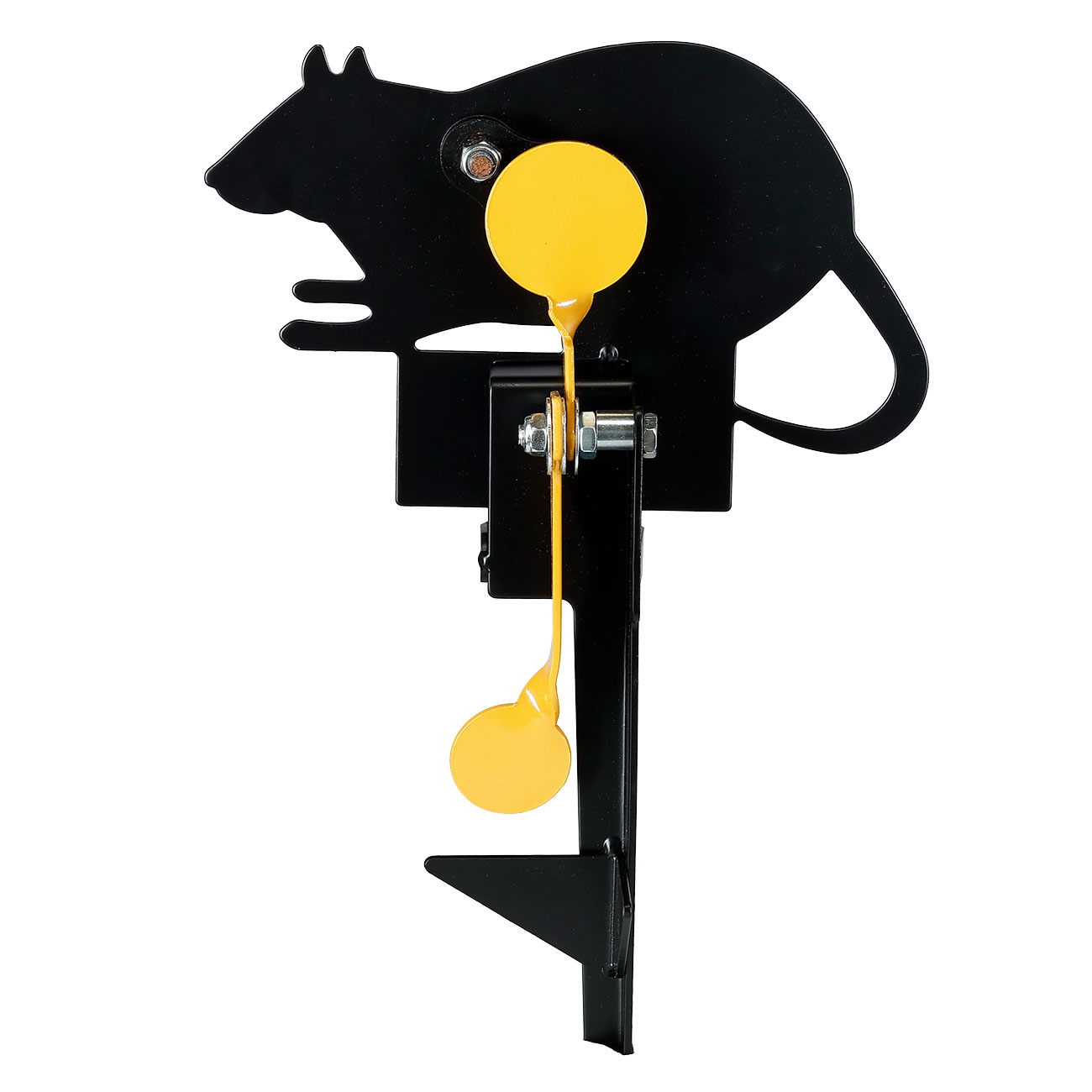 Remington Hit & Reset Klappziel Ratte aus Stahl mit Schuss-R�ckstellung schwarz Bild 2