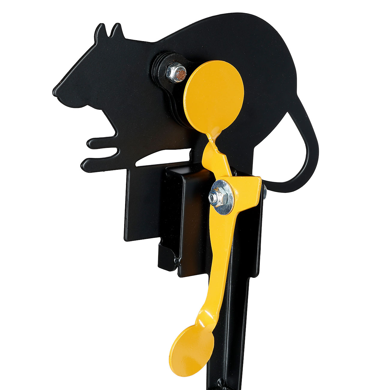 Remington Hit & Reset Klappziel Ratte aus Stahl mit Schuss-R�ckstellung schwarz Bild 6