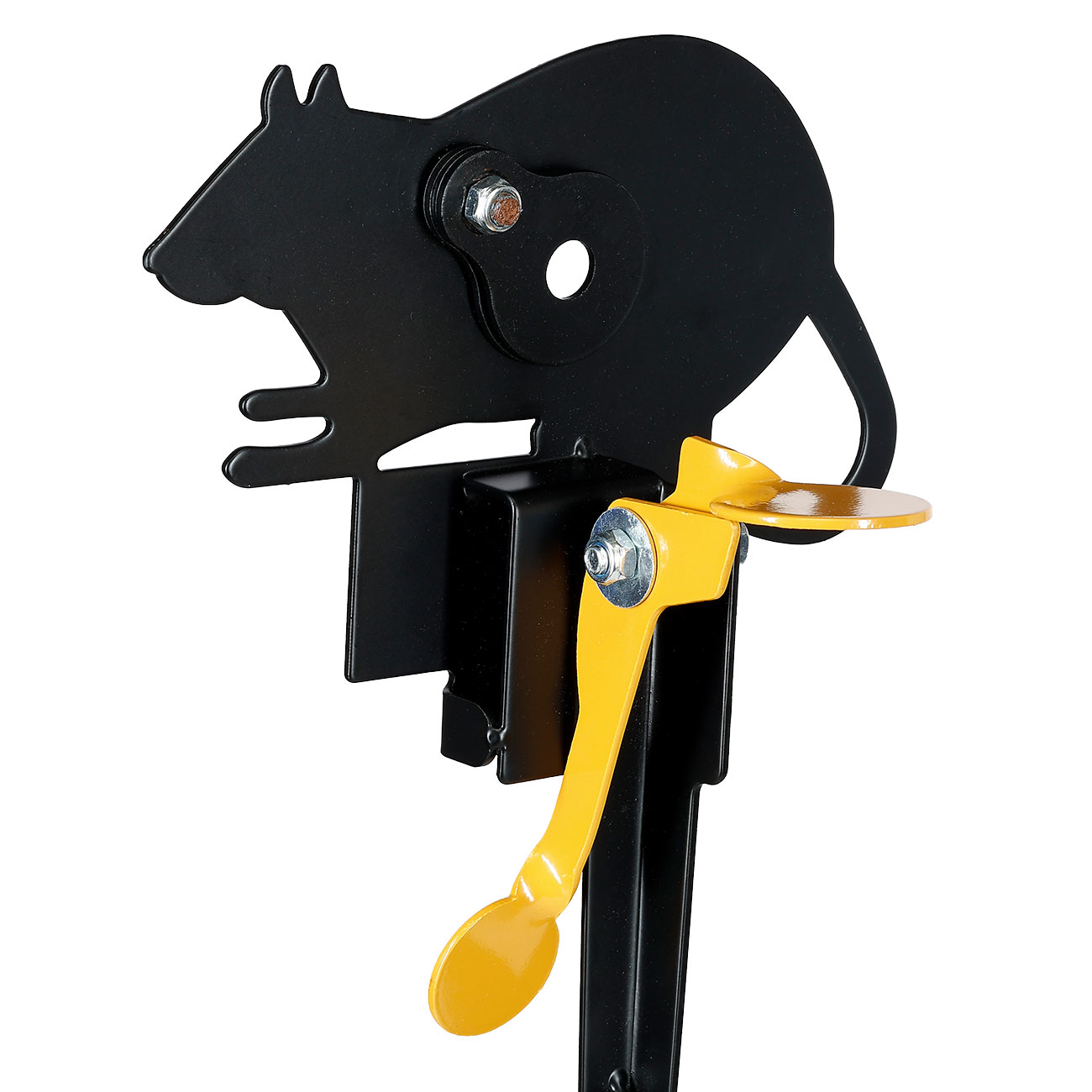 Remington Hit & Reset Klappziel Ratte aus Stahl mit Schuss-R�ckstellung schwarz Bild 7