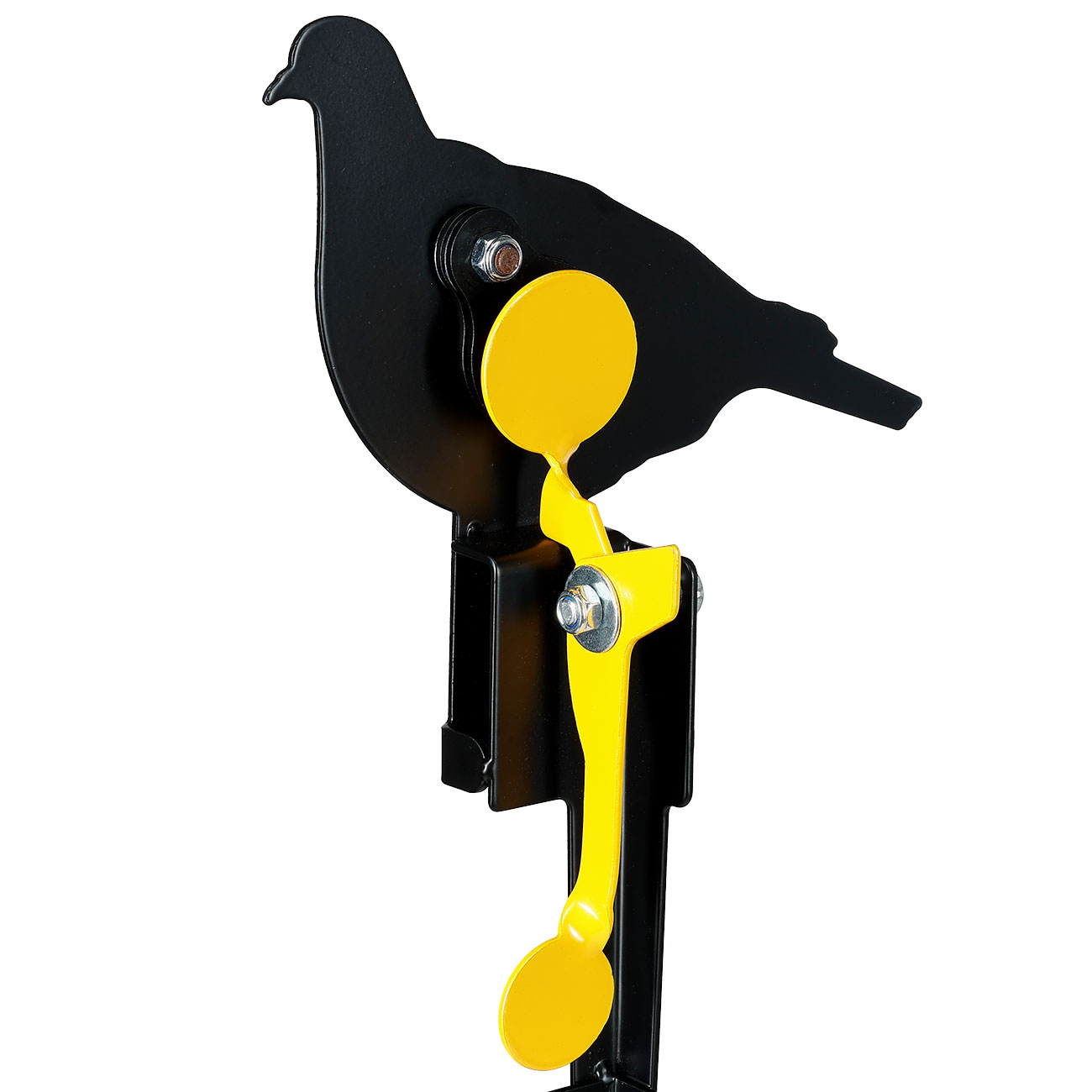 Remington Hit & Reset Klappziel Taube aus Stahl mit Schuss-R�ckstellung schwarz Bild 6