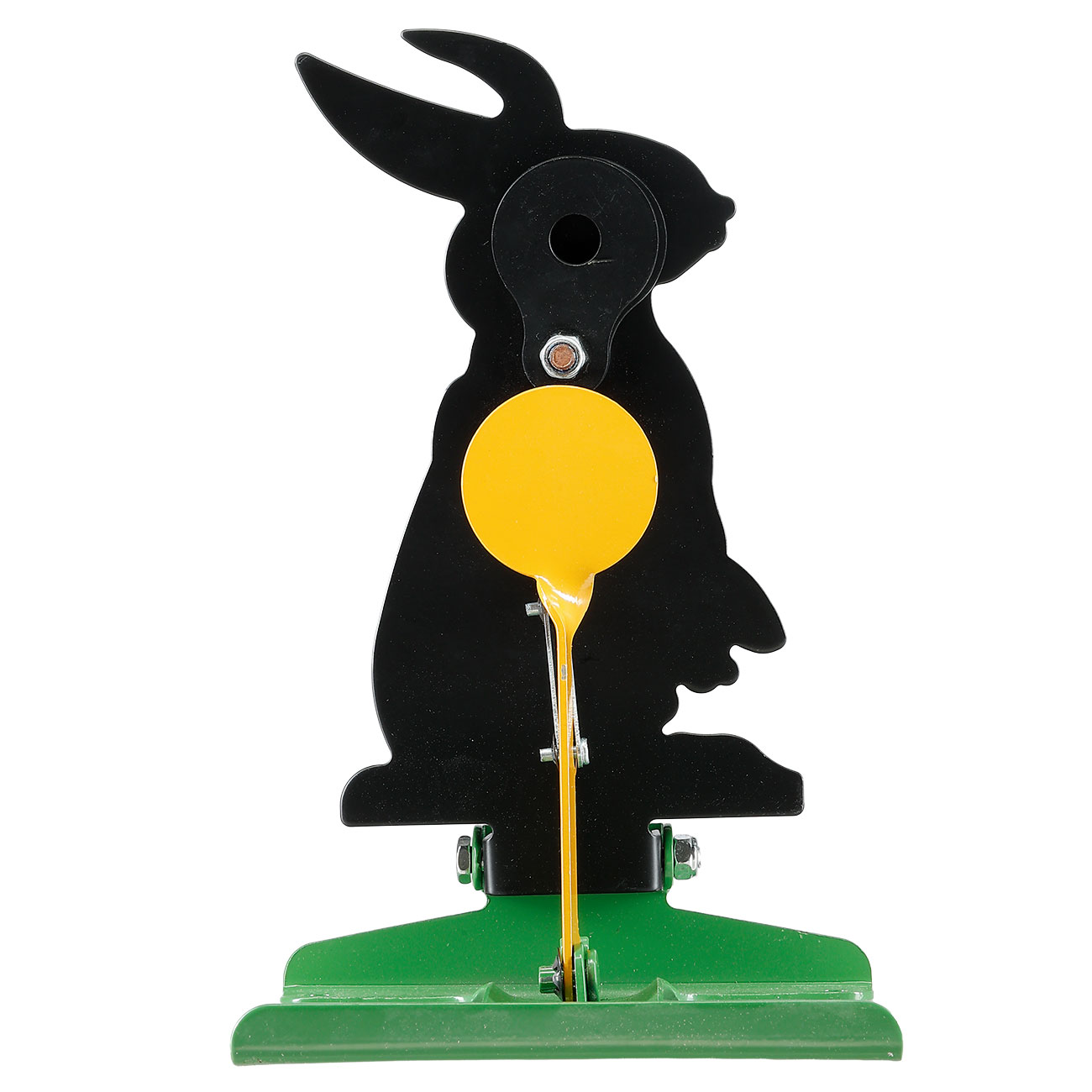 Remington Pull To Reset Klappziel Hase aus Stahl mit Seilzug-R�ckstellung schwarz Bild 2