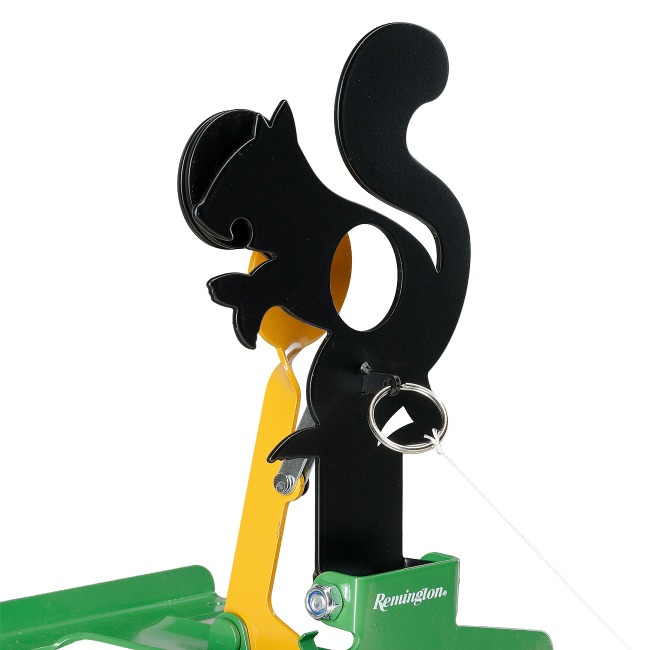 Remington Pull To Reset Klappziel Eichh�rnchen aus Stahl mit Seilzug-R�ckstellung schwarz Bild 3