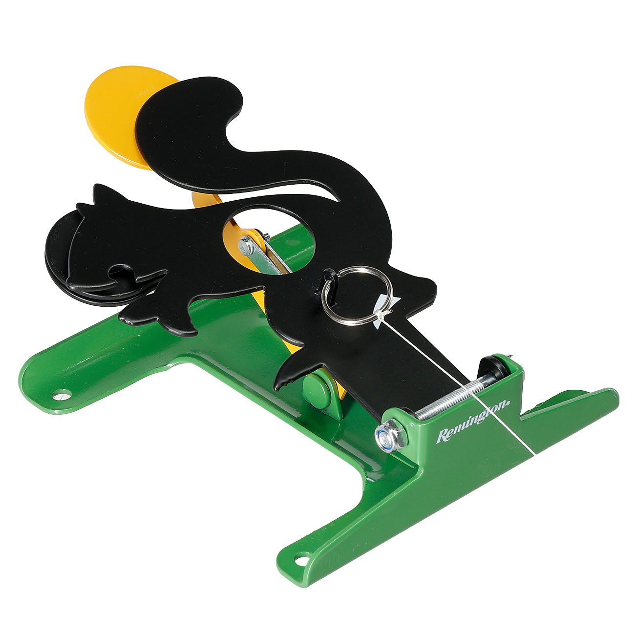 Remington Pull To Reset Klappziel Eichh�rnchen aus Stahl mit Seilzug-R�ckstellung schwarz Bild 6