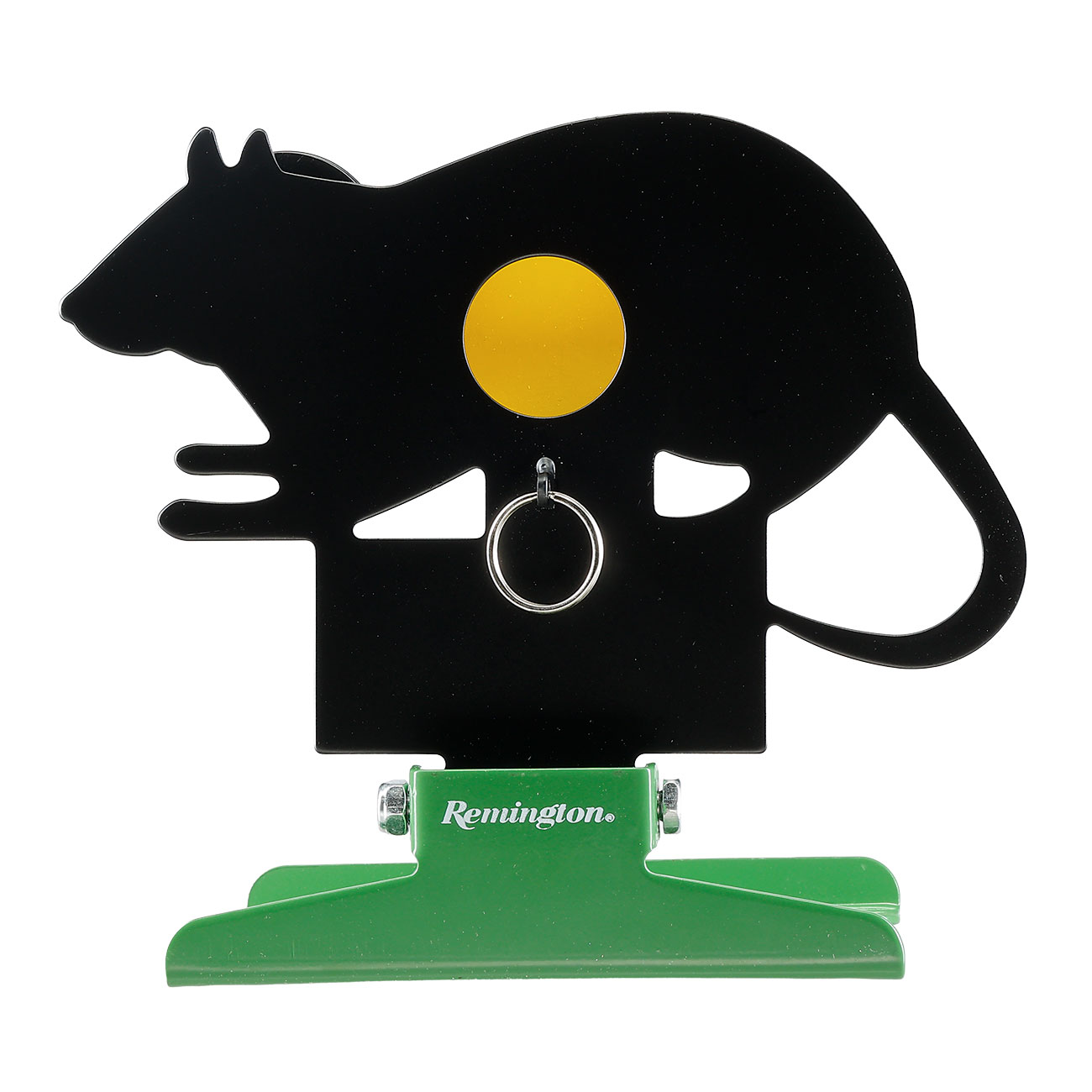Remington Pull To Reset Klappziel Ratte aus Stahl mit Seilzug-R�ckstellung schwarz