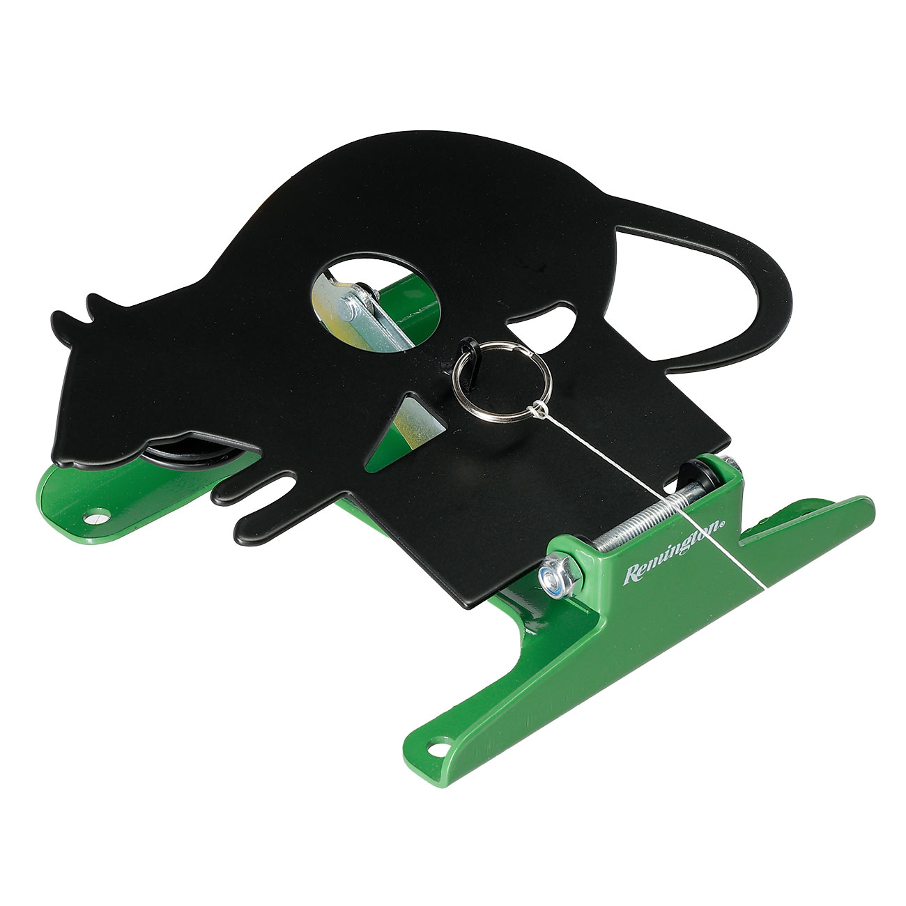 Remington Pull To Reset Klappziel Ratte aus Stahl mit Seilzug-R�ckstellung schwarz Bild 6