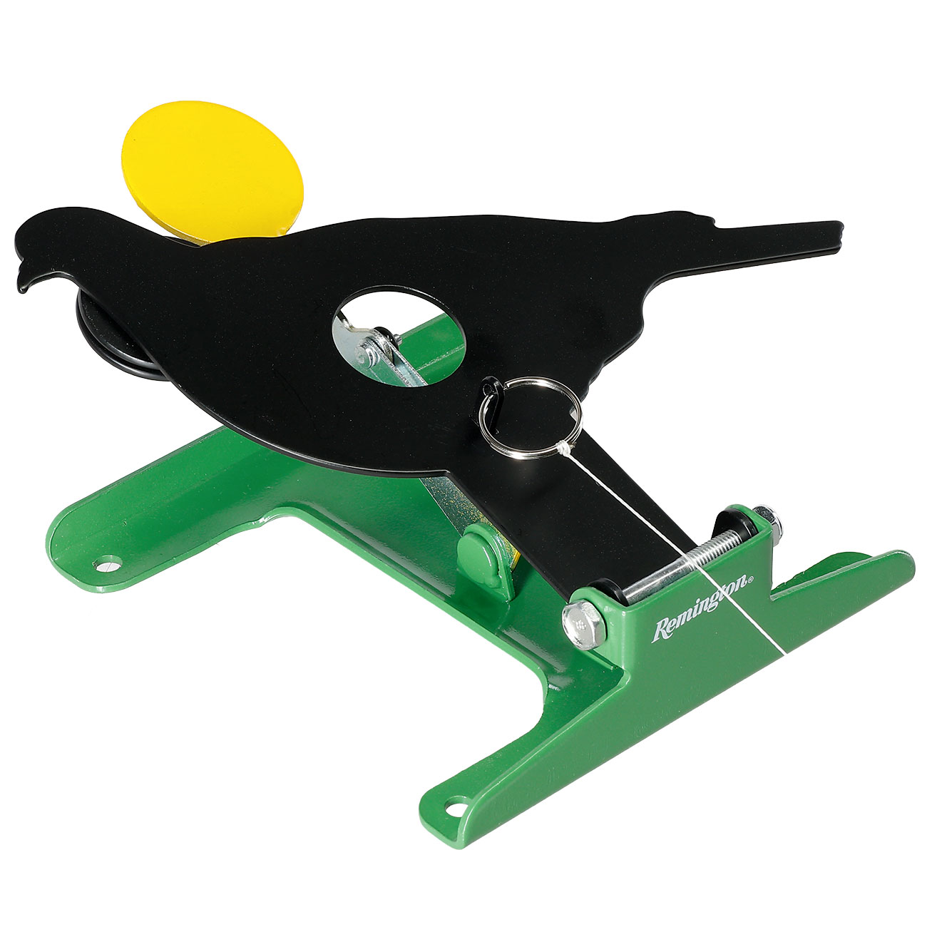 Remington Pull To Reset Klappziel Taube aus Stahl mit Seilzug-R�ckstellung schwarz Bild 6