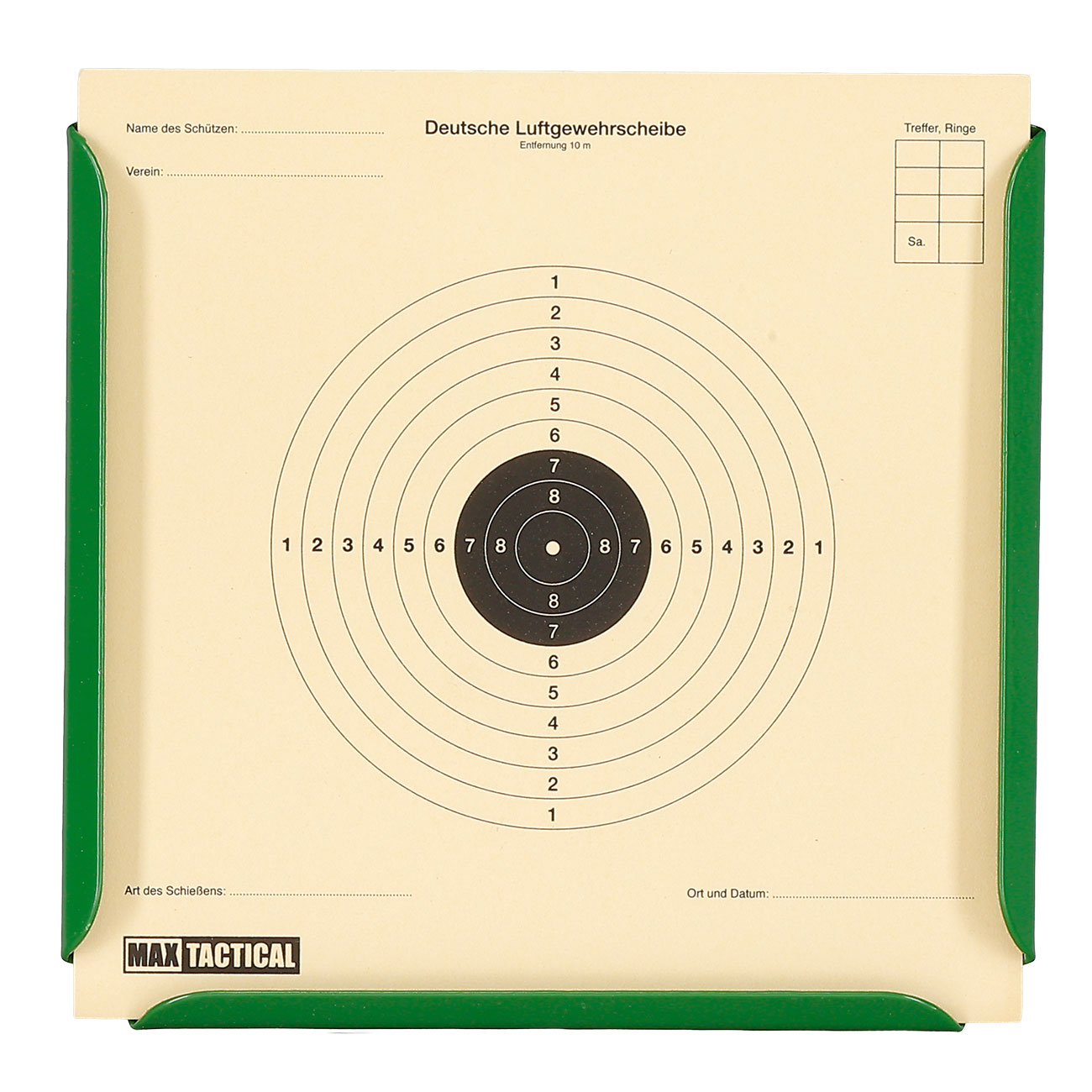 Remington Kugelfangkasten Trichterform Stahlblech 14 x 14 cm f�r Luftpistolen und Luftgewehre gr�n Bild 1