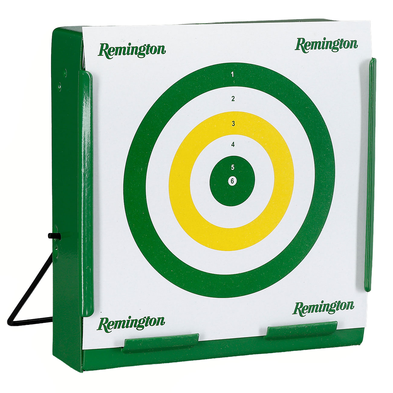 Remington Kugelfangkasten 17 x 17 cm m. Standfu� f�r Luftpistolen und Luftgewehre gr�n