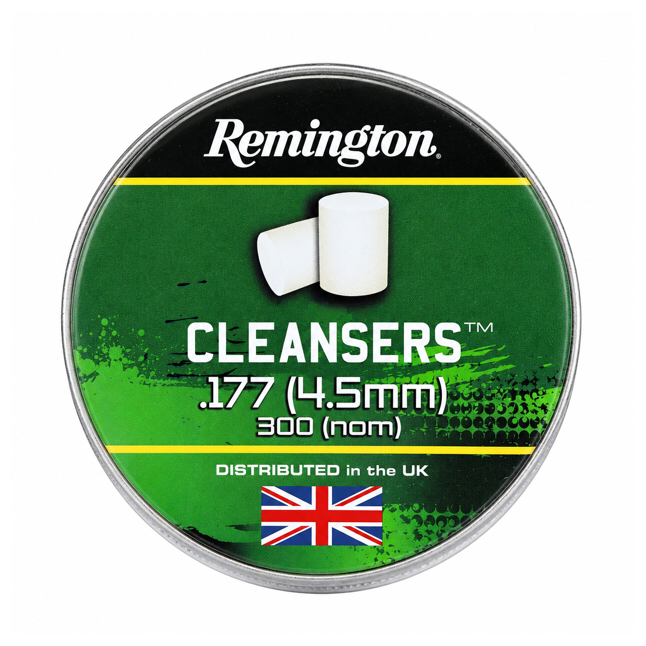Remington Cleansers Reinigungsfilze / Filzdiabolos Laufreiniger 4,5mm wei� - 300 St�ck Bild 3