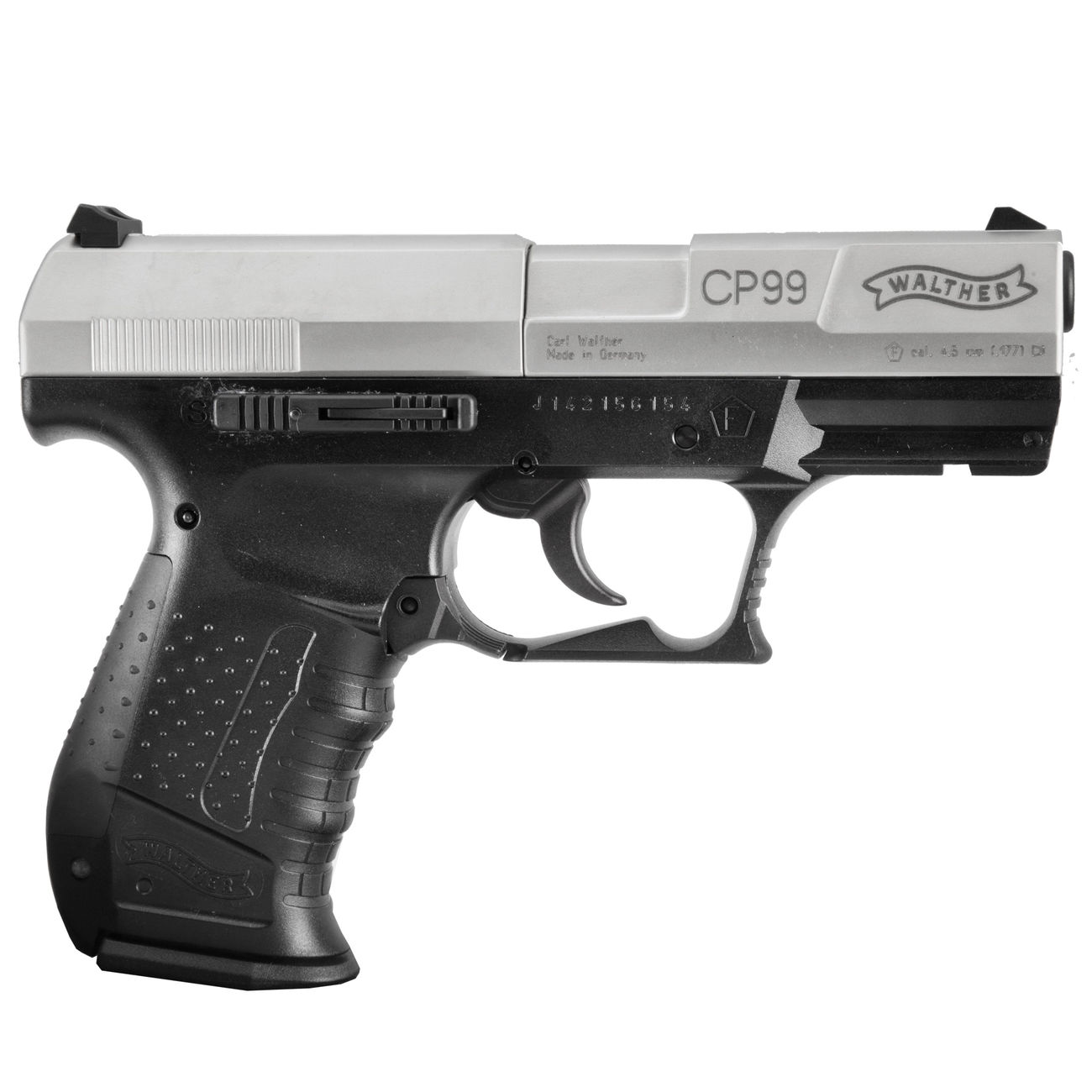 Walther CP99 CO2 Luftpistole 4,5 mm Diabolo nickel Bild 2