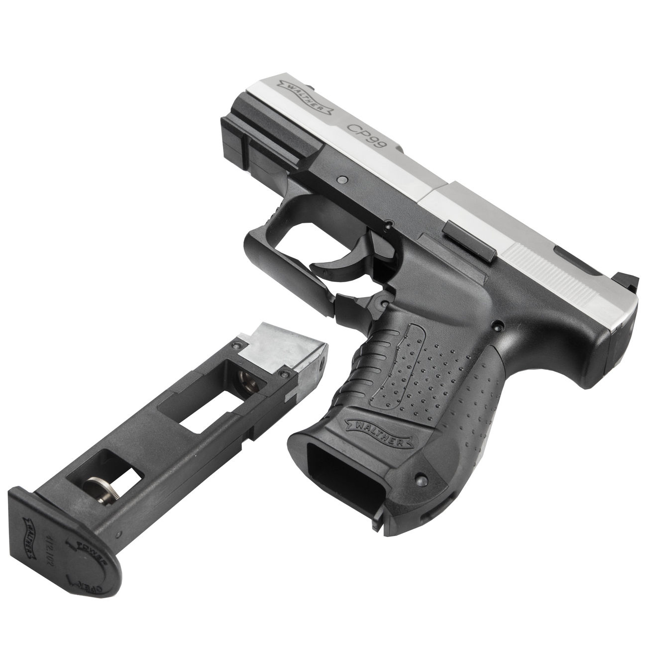 Walther CP99 CO2 Luftpistole 4,5 mm Diabolo nickel Bild 3