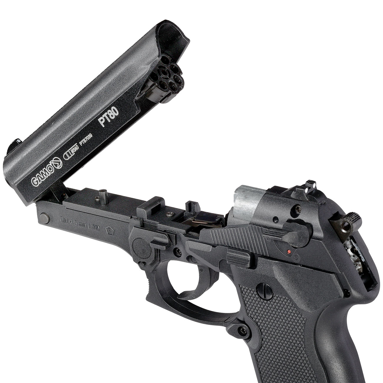Gamo PT-80 CO2 Luftpistole Kal. 4,5 mm Diabolo schwarz Bild 8