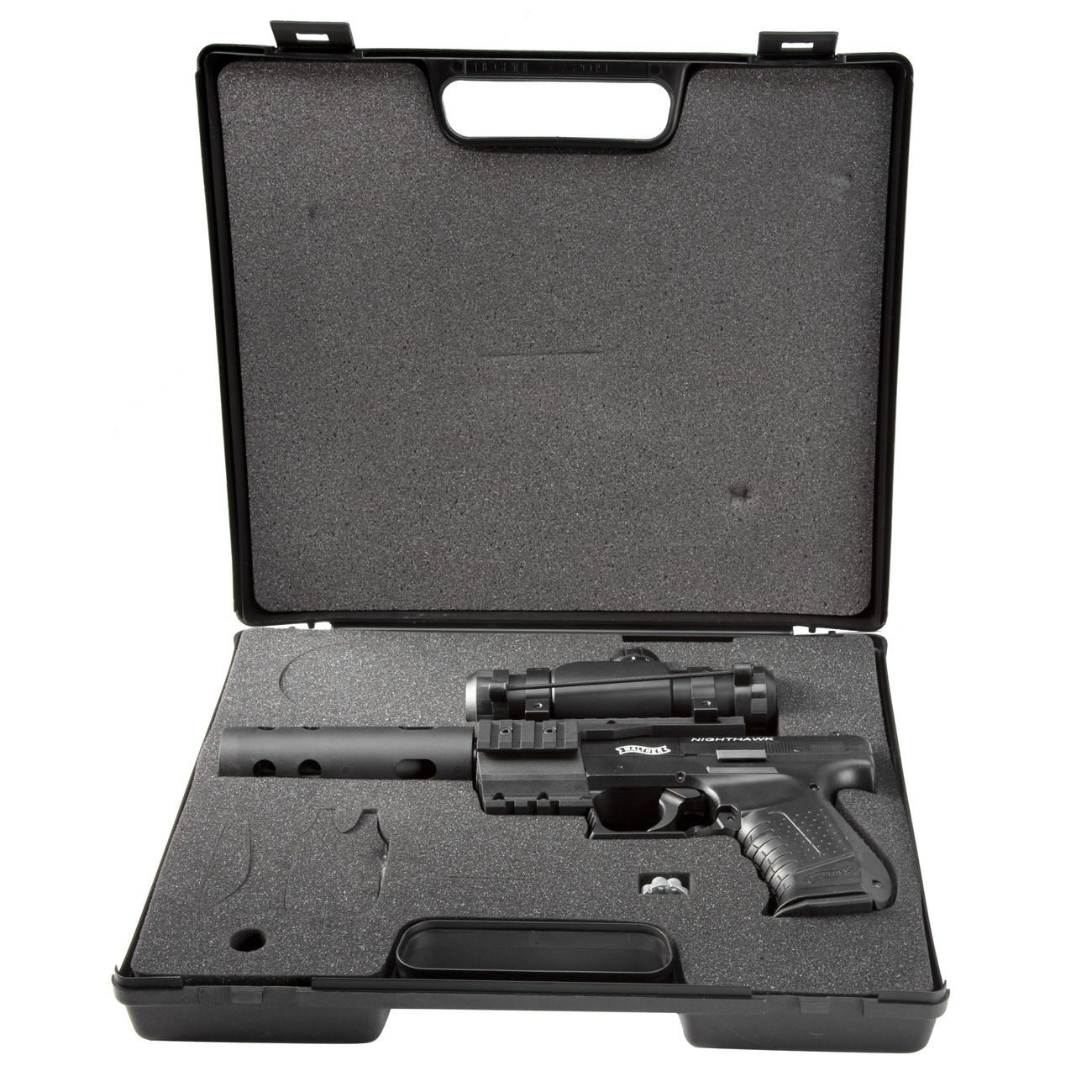 Walther Nighthawk CO2 Luftpistole 4,5 mm Diabolo inkl. Walther Top Point RedDot und Kompensator Bild 3