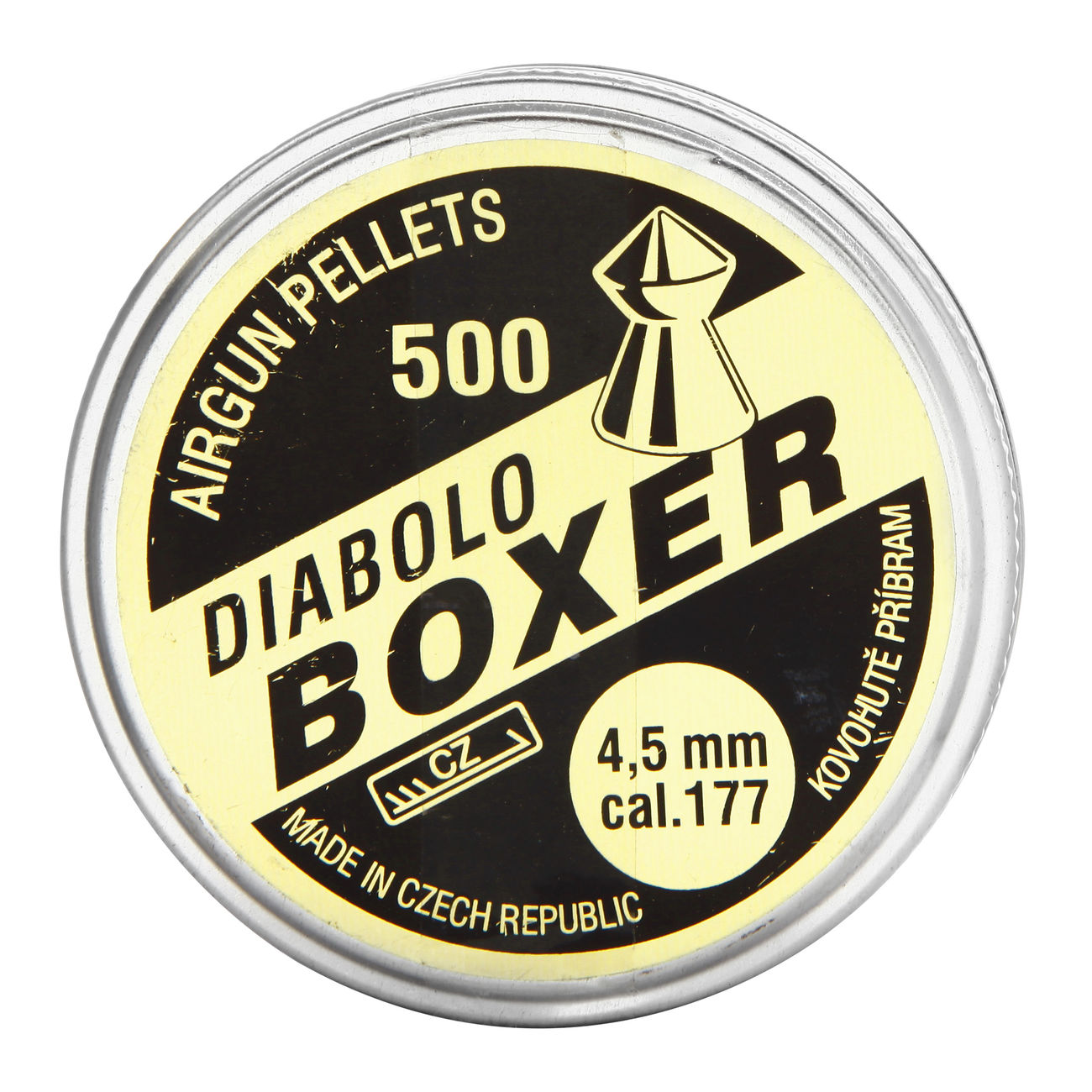Diabolo Boxer Spitzkopf glatt Kal. 4,5mm 500 Stück Bild 3