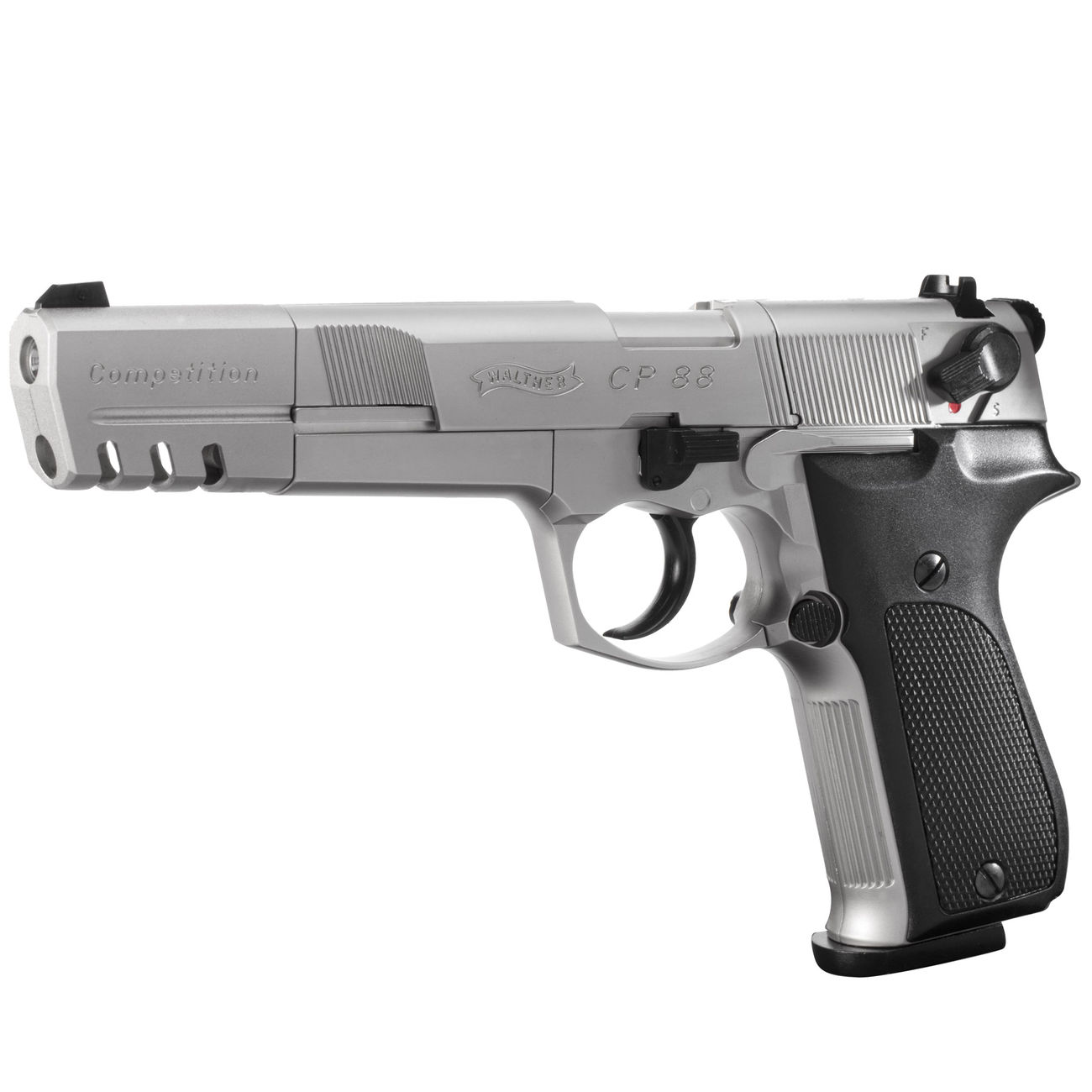 Walther CP88 Competition 6 Zoll CO2 Luftpistole 4,5mm Diabolo nickel Bild 1