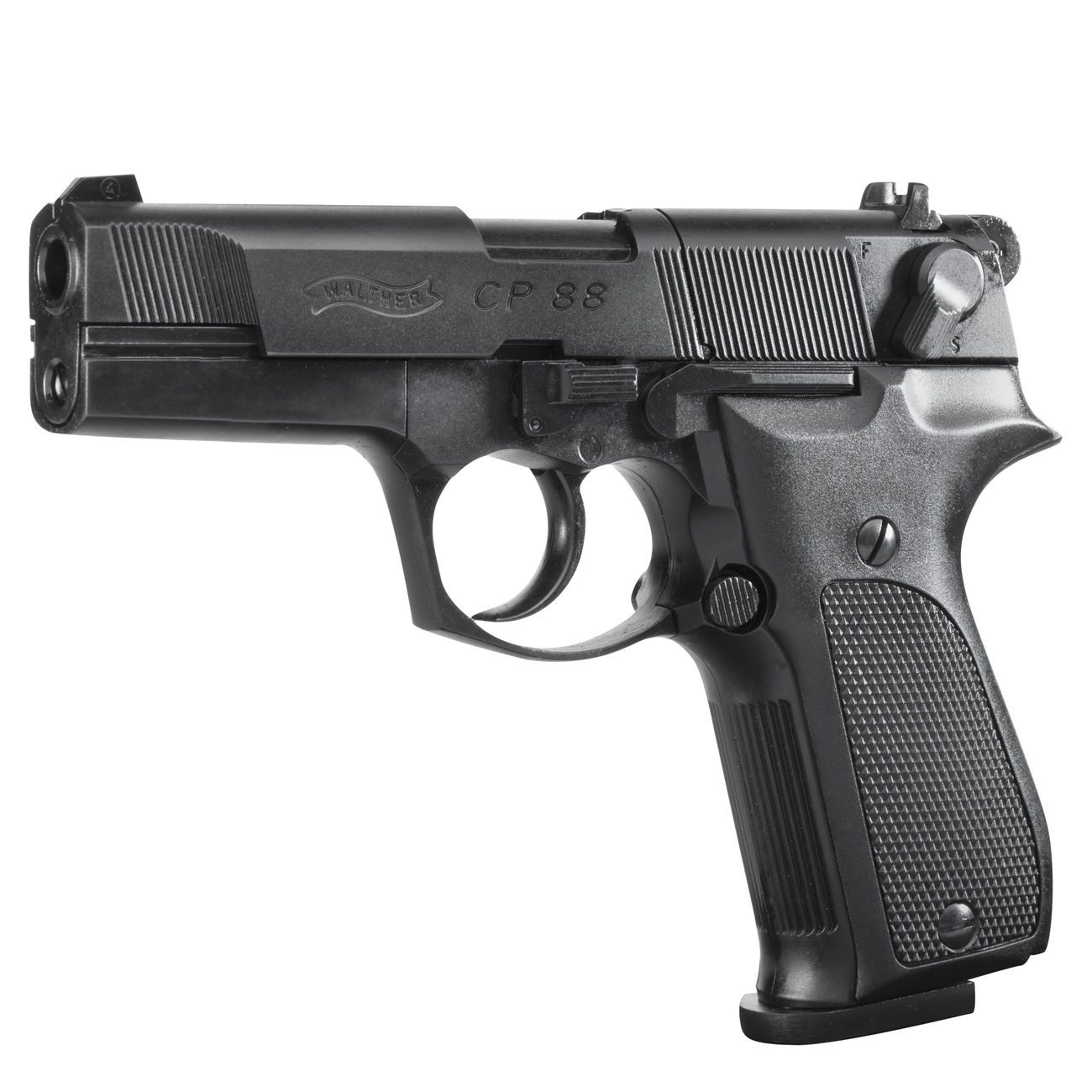 Walther CP88 4 Zoll CO2 Luftpistole 4,5mm Diabolo schwarz brniert Bild 1