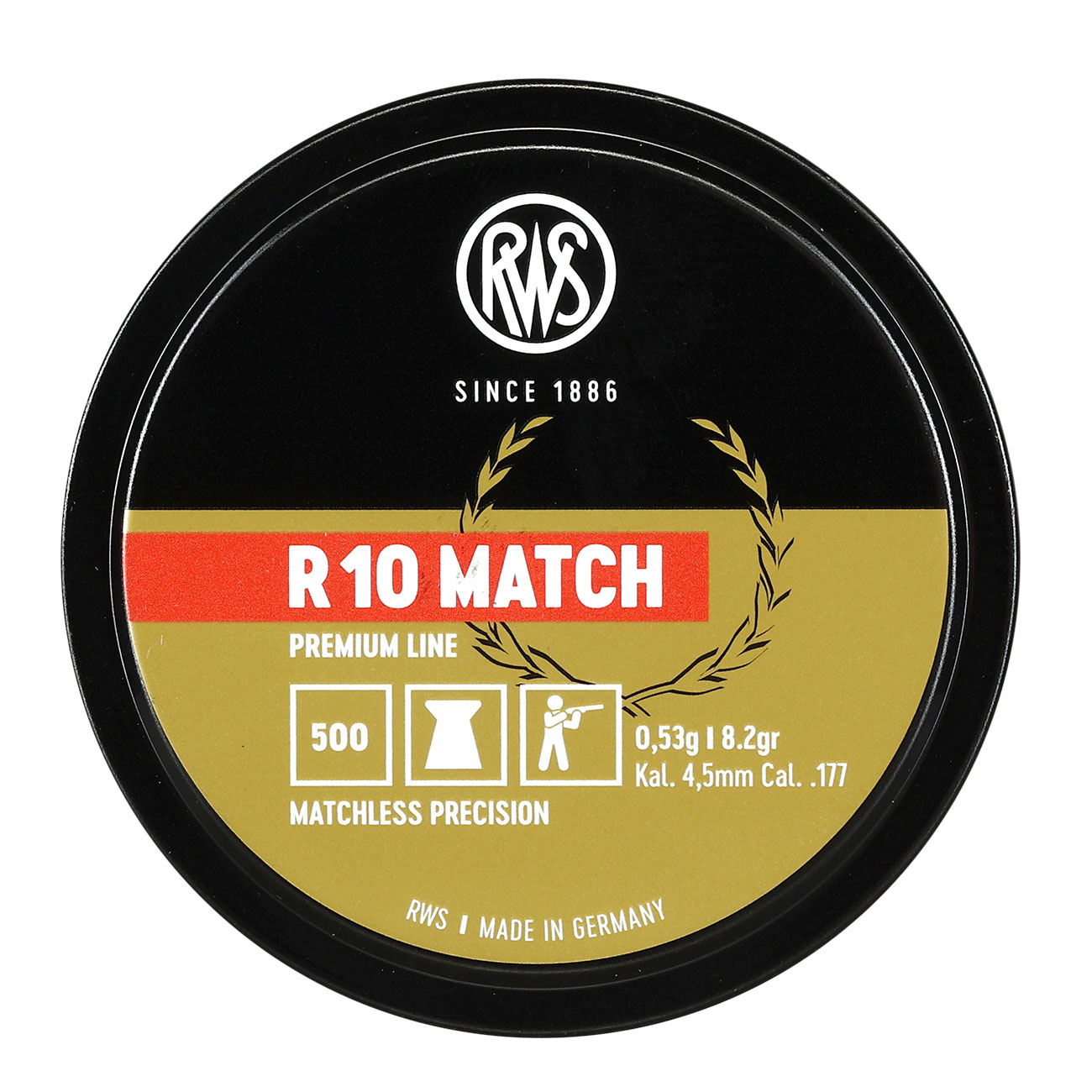 RWS R 10 Match Flachkopf-Diabolos 4,5mm 500 St�ck Bild 3