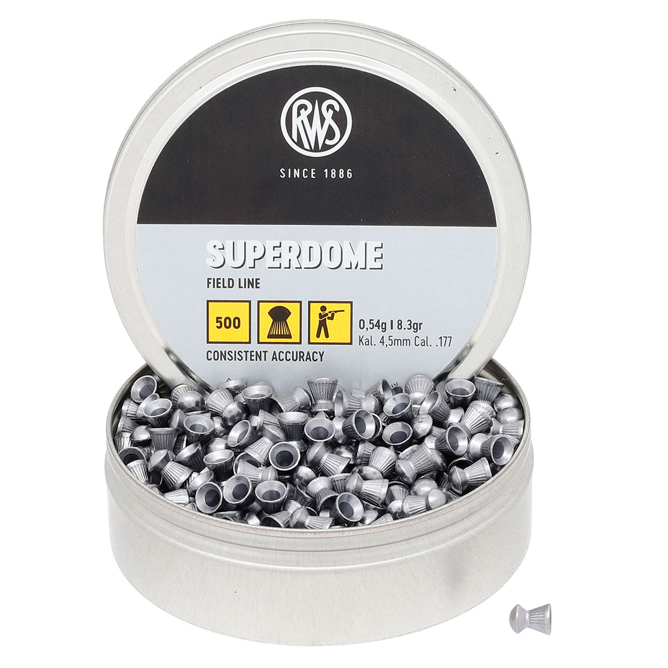 RWS Rundkopf-Diabolos Superdome 4,5mm 500 Stck