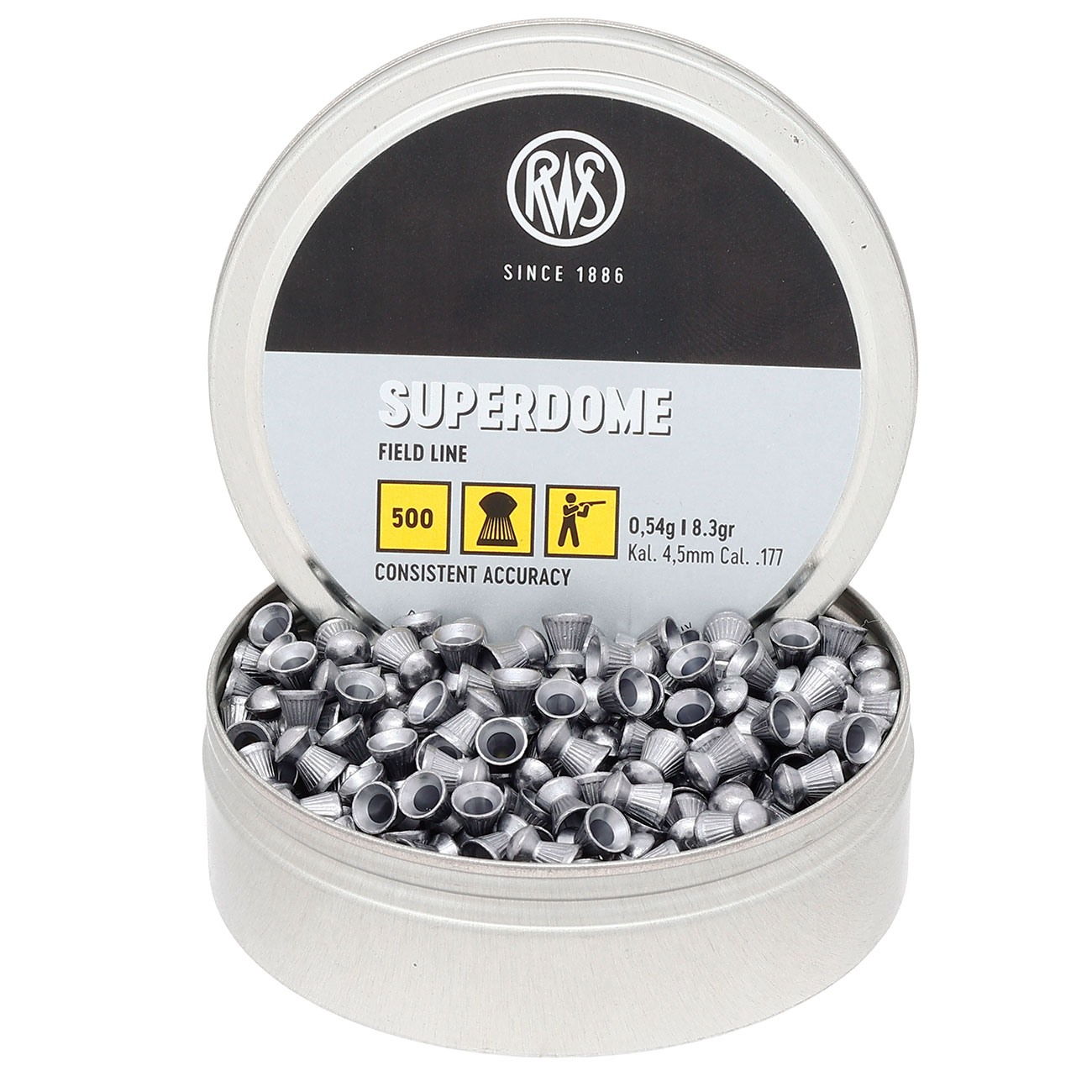 RWS Rundkopf-Diabolos Superdome 4,5mm 500 Stck Bild 3