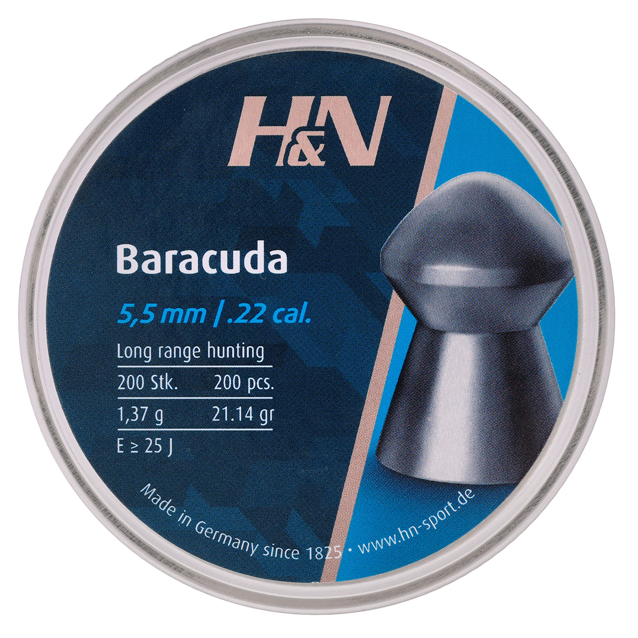 H&N Rundkopf-Diabolos Baracuda 5,5mm 200 Stck Bild 3