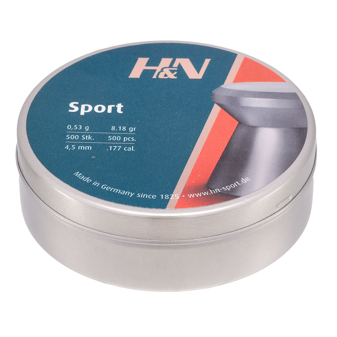 H&N Flachkopf-Diabolos Sport 4,5mm 500 Stck Bild 1