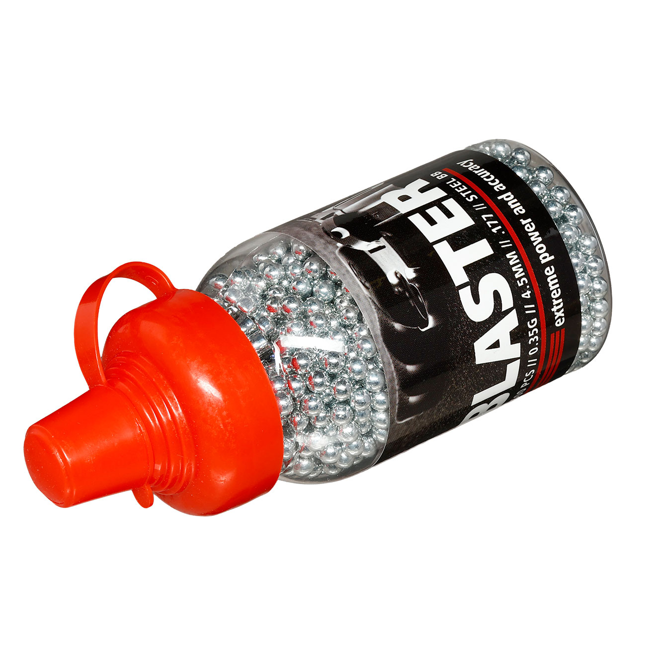 Blaster Stahlrundkugeln 4,5mm BB, 1500er Schnelllader Bild 2