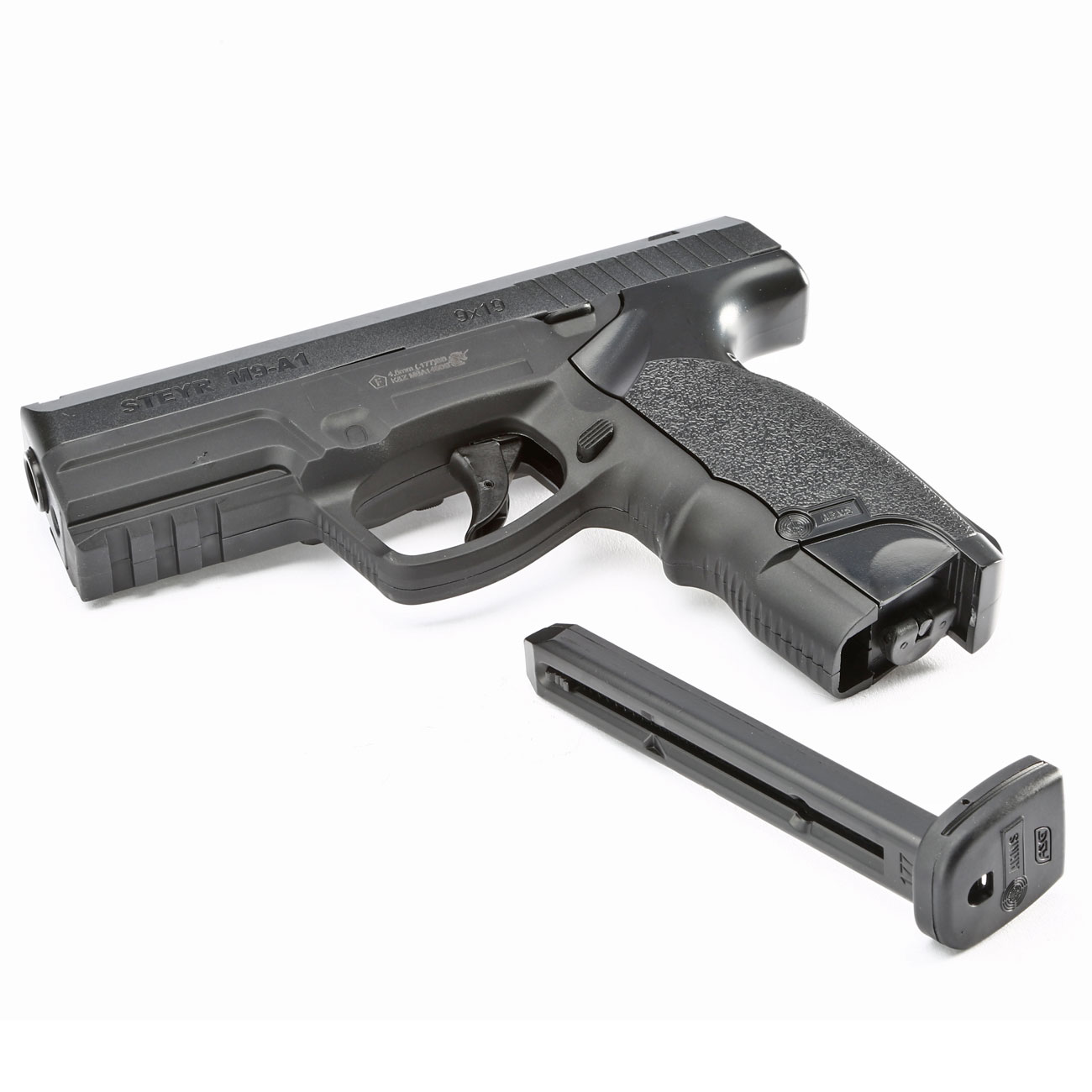ASG Steyr Mannlicher M9A1 CO2 Luftpistole Kal. 4,5mm BB Non Blowback schwarz Bild 5