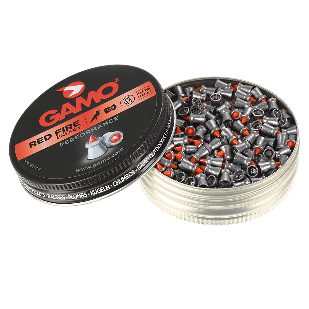 Gamo Spitzkopf-Diabolos Red Fire Polymerspitze 4,5mm 125 Stck Bild 1