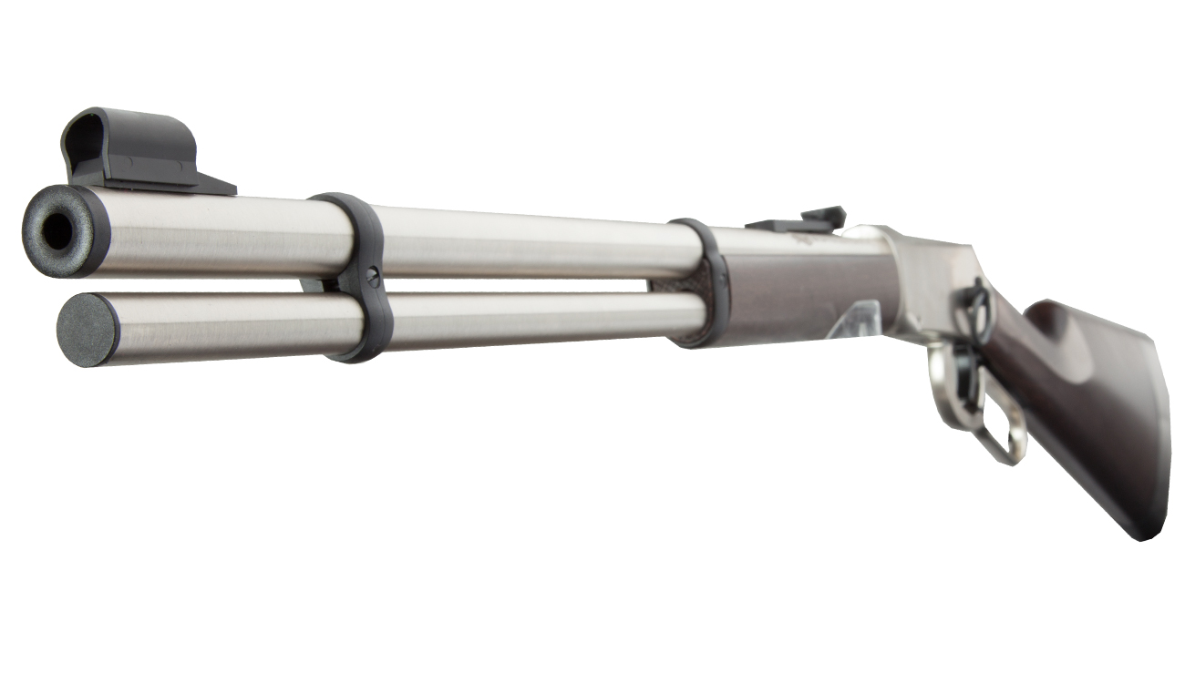 Walther Lever Action Steel Finish CO2 Unterhebelspanner Luftgewehr 4,5mm Stahloptik Holzschaft Bild 2