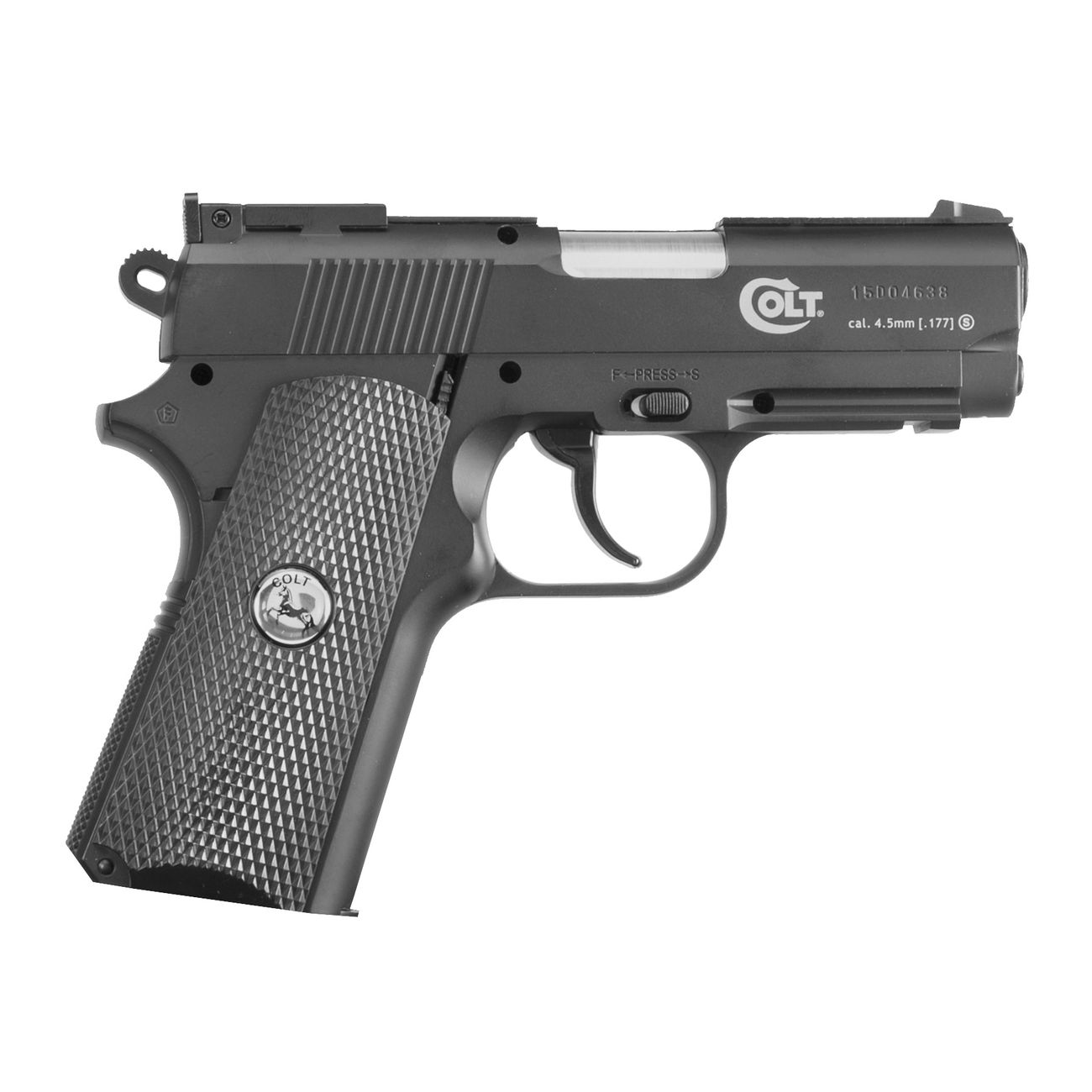 Colt Defender CO2 Pistole 4,5mm (.177) BB brniert  Vollmetall Bild 3