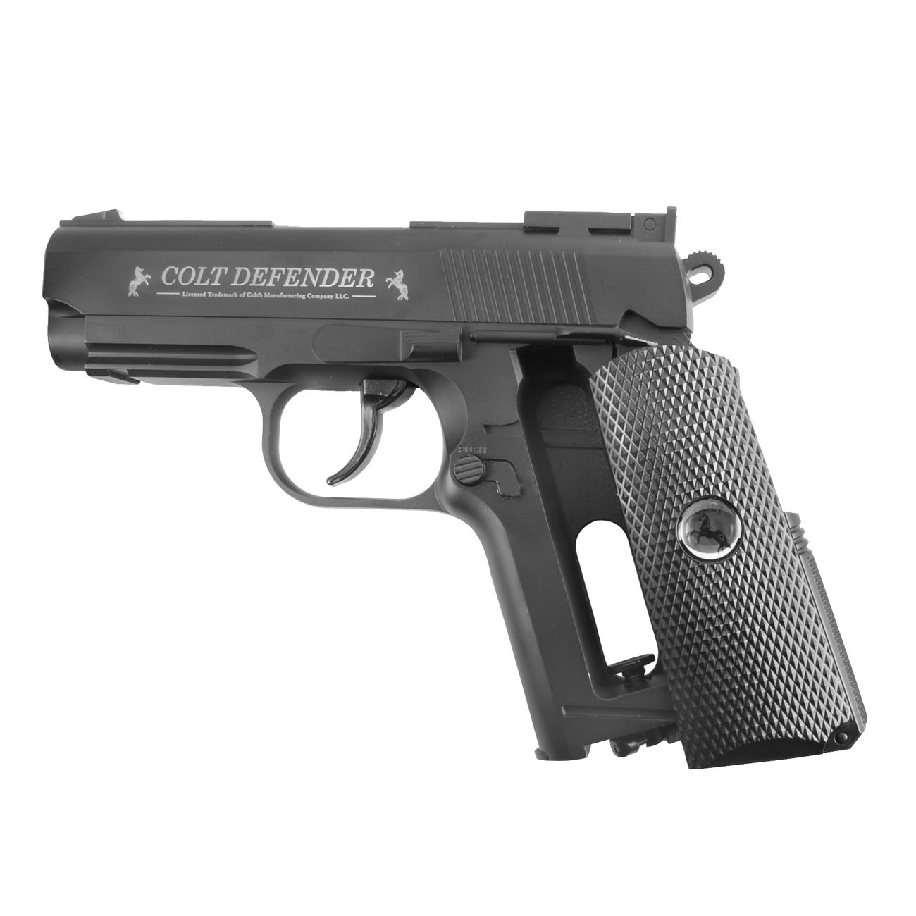 Colt Defender CO2 Pistole 4,5mm BB brniert Vollmetall Bild 4