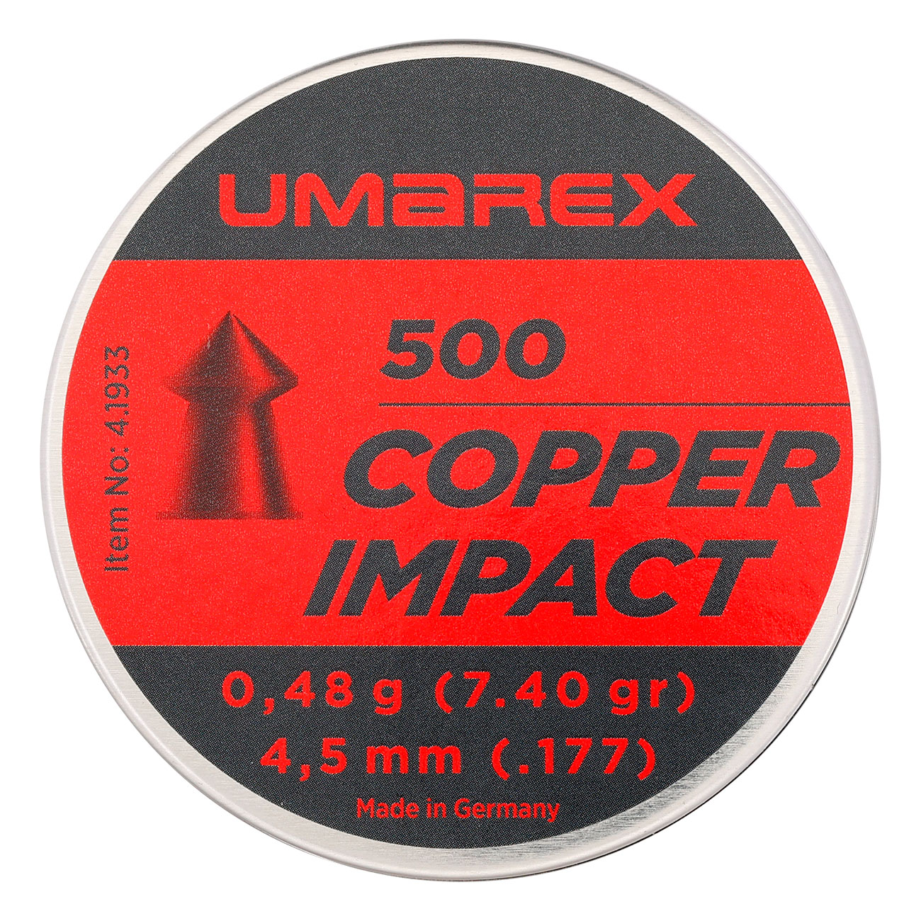 Umarex Spitzkopf-Diabolos Copper Impact 4,5mm 500 Stck Bild 3