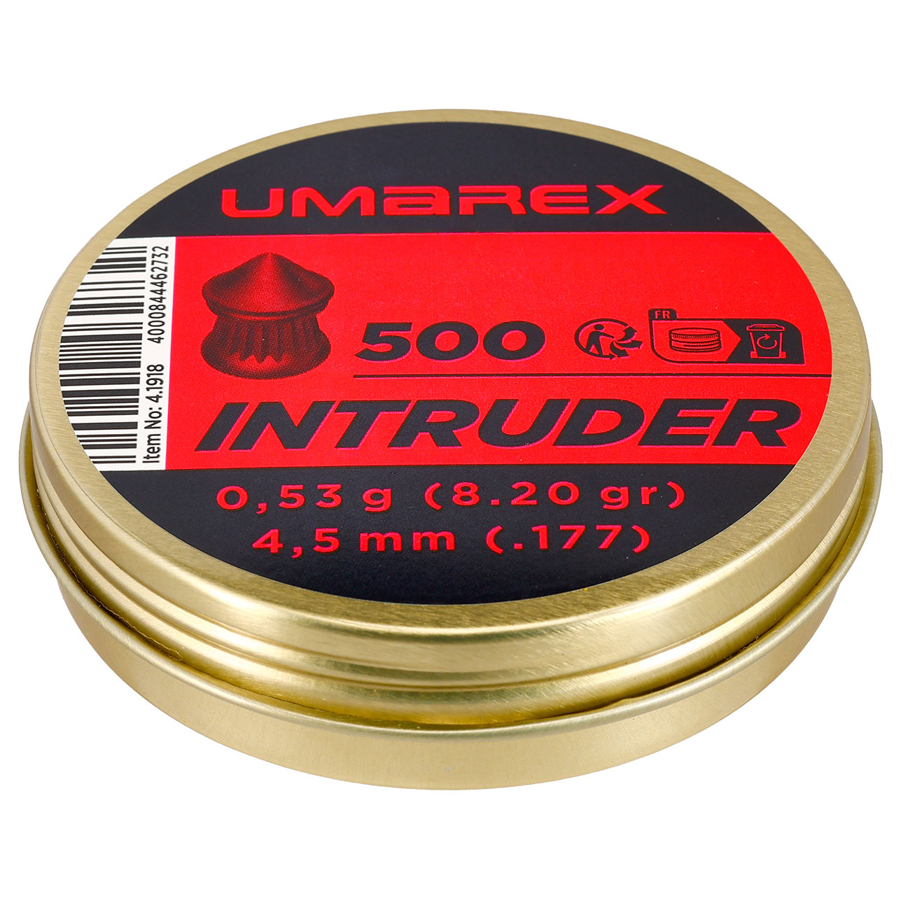 Umarex Spitzkopf-Diabolos Intruder, geriffelt 4,5mm 500 Stck Bild 1