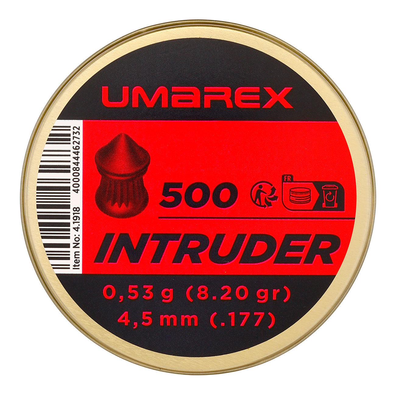 Umarex Spitzkopf-Diabolos Intruder, geriffelt 4,5mm 500 Stck Bild 3