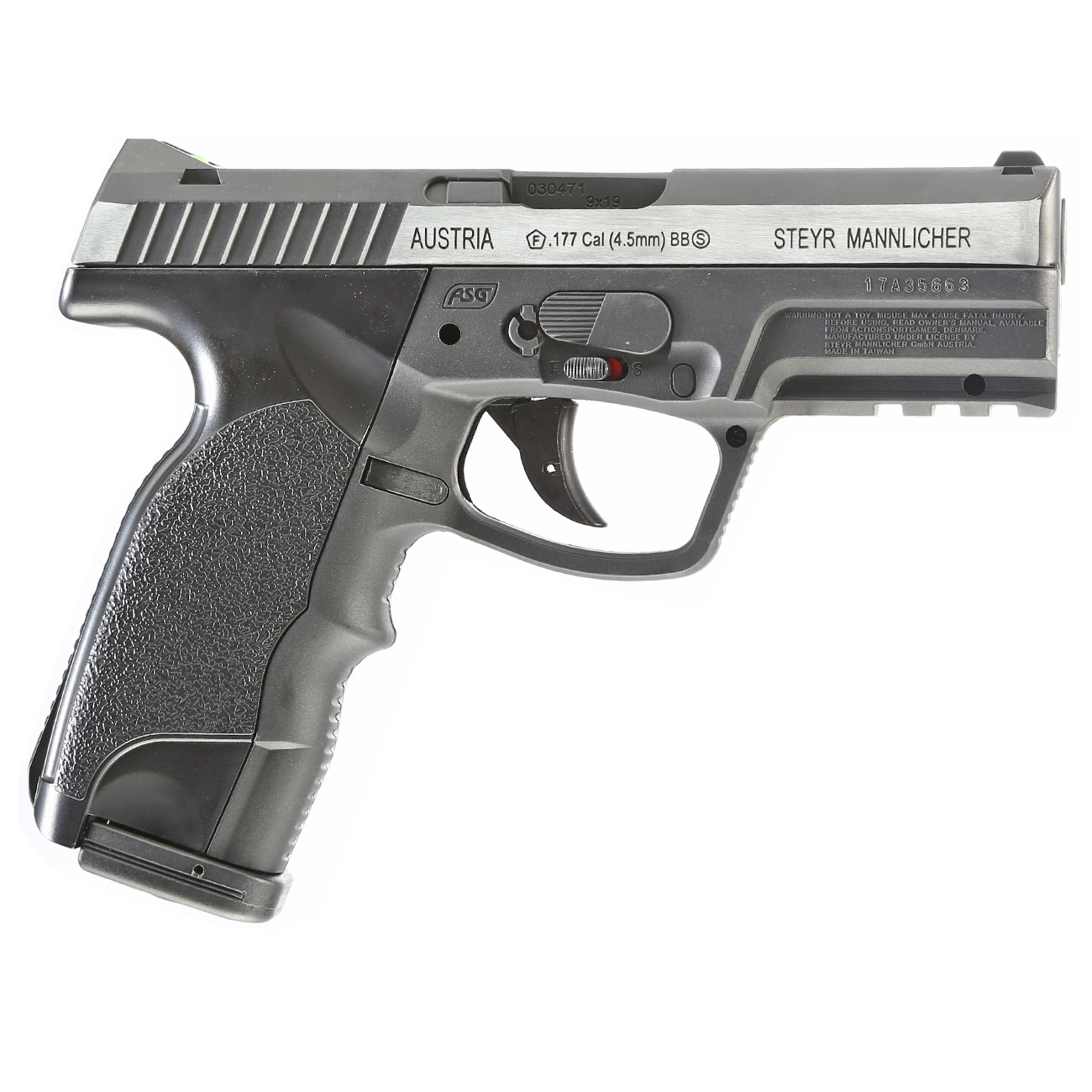 ASG Steyr Mannlicher M9A1 CO2 Luftpistole Kal. 4,5mm BB Non Blowback Dual Tone Bild 2