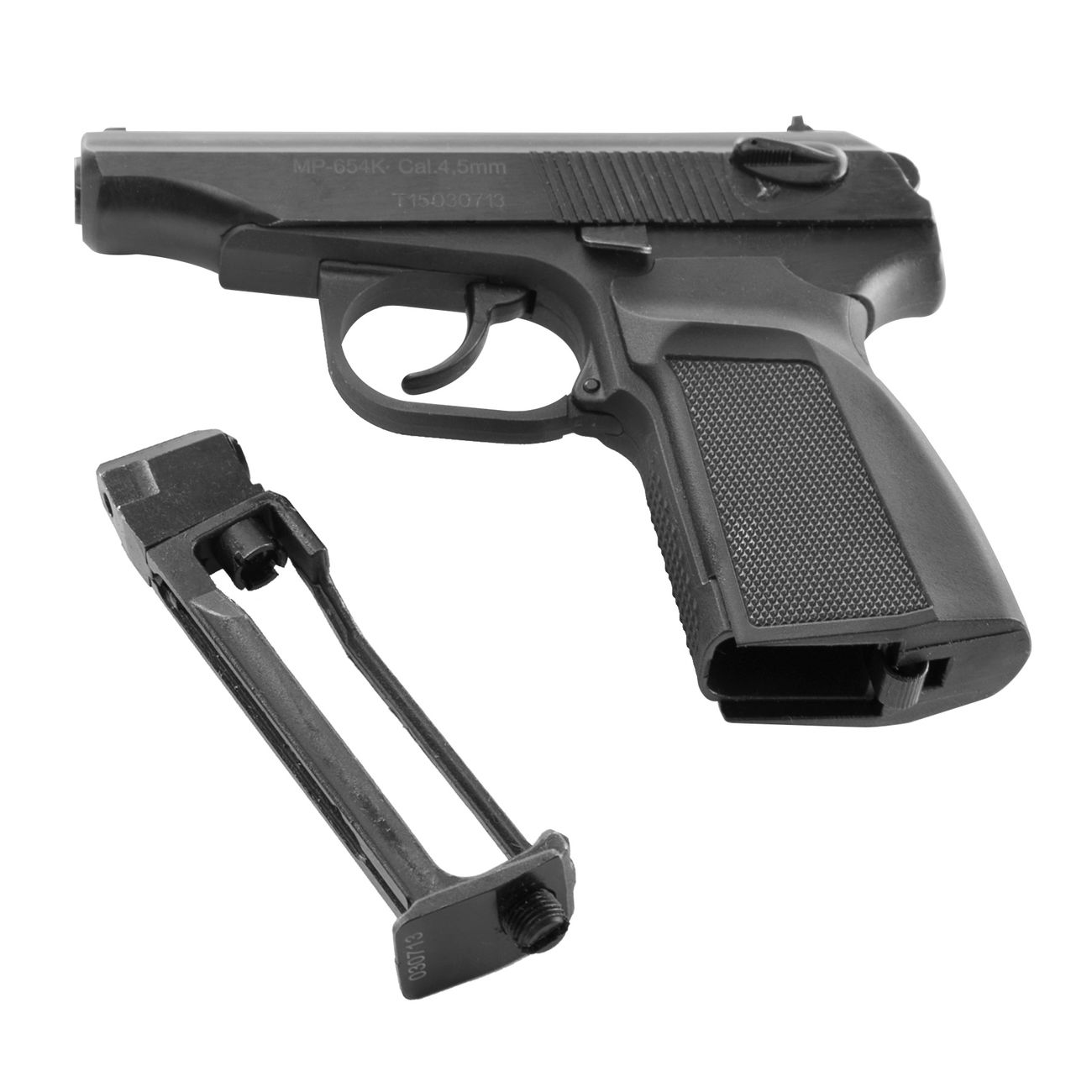 Baikal Luftpistole MP-654K CO2-brniert, 4,5mm BB Bild 3