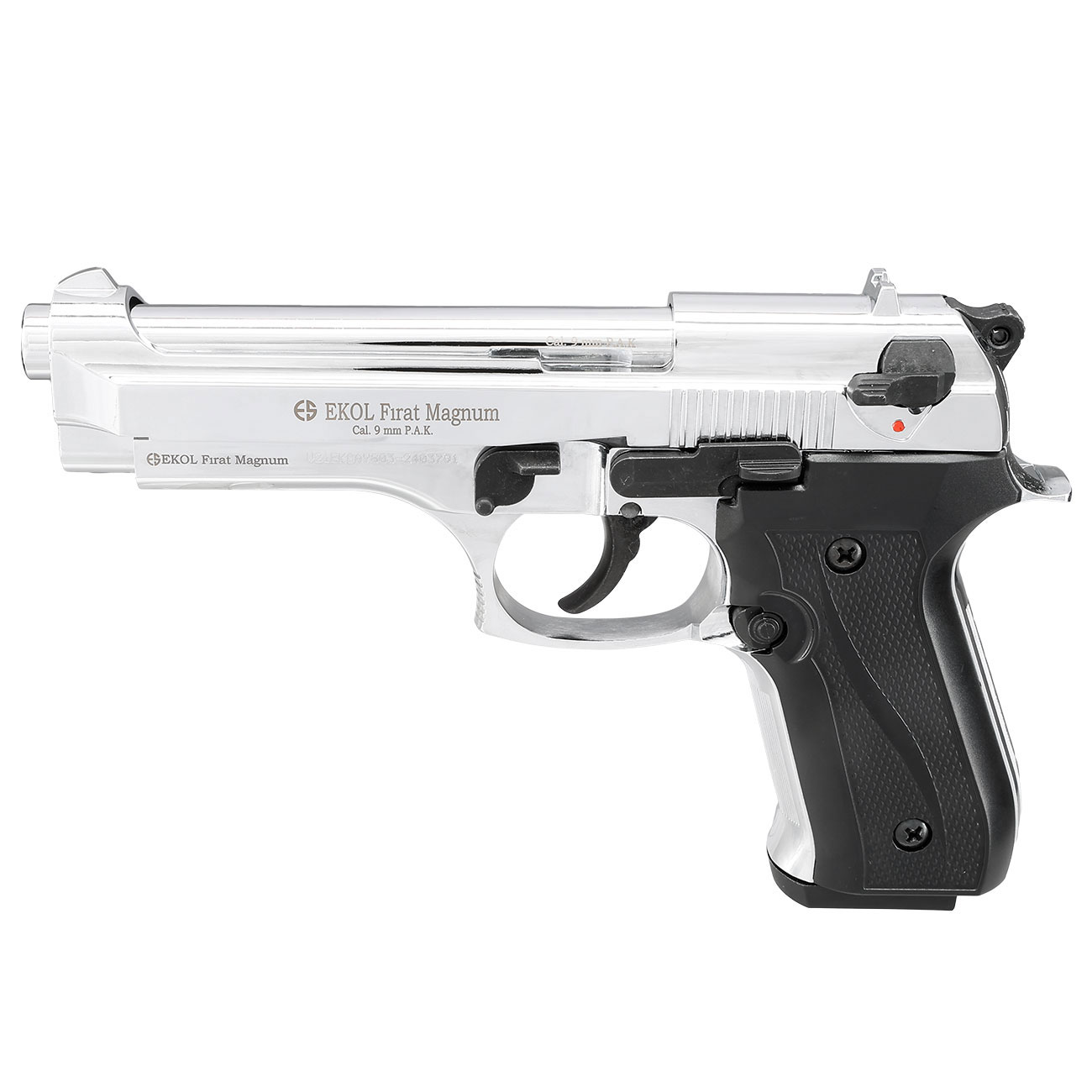 Ekol Firat Magnum Schreckschuss Pistole Kal. 9mm P.A.K. chrom - B-WARE