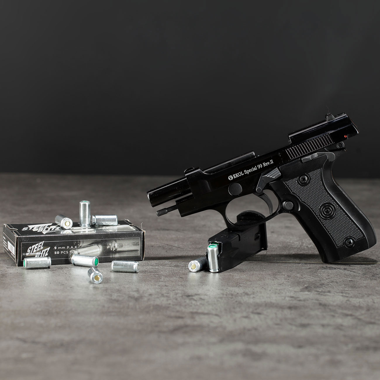 Ekol Special 99 Rev. II Schreckschuss Pistole Kal. 9 mm P.A.K. br�niert - B-WARE Bild 1