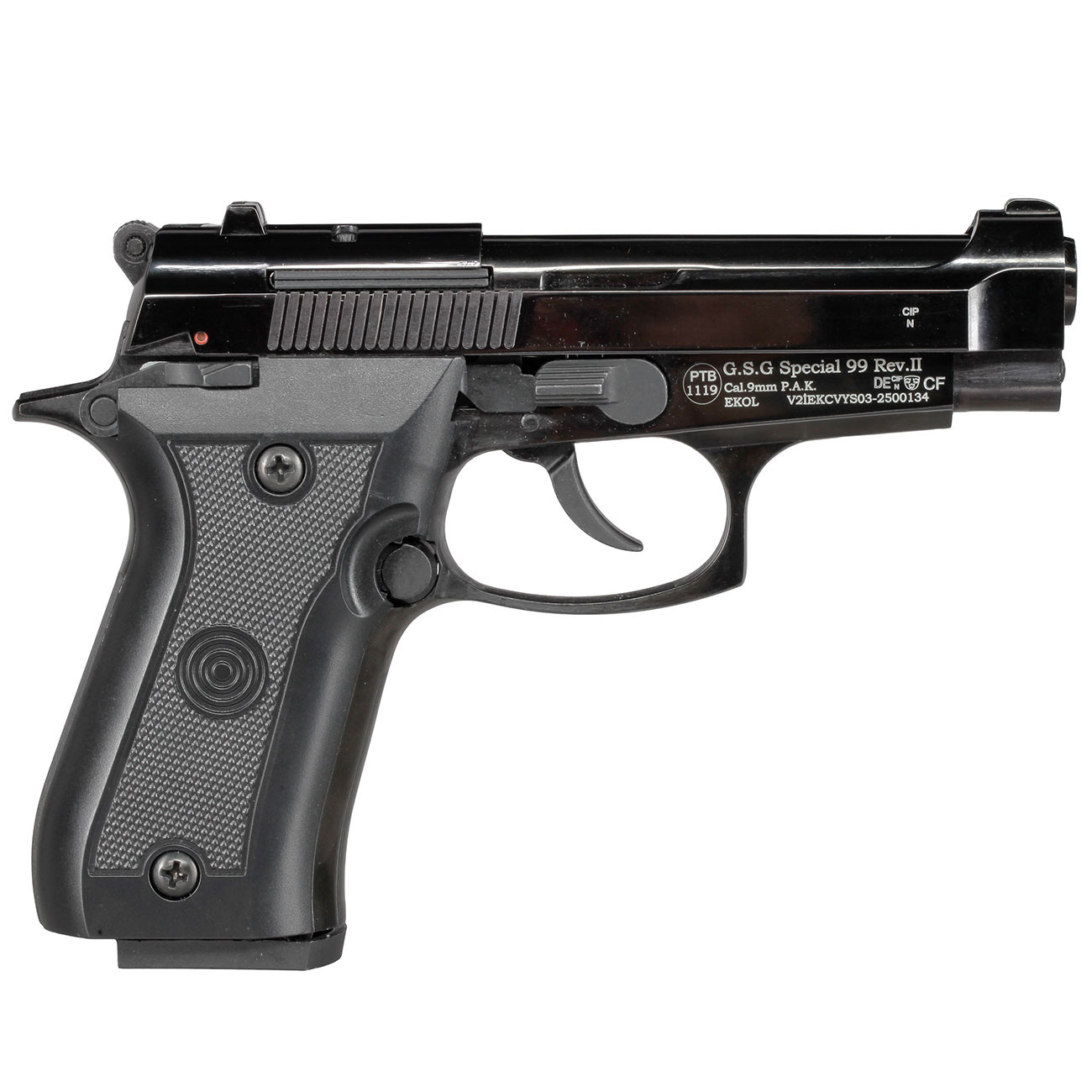 Ekol Special 99 Rev. II Schreckschuss Pistole Kal. 9 mm P.A.K. br�niert - B-WARE Bild 3