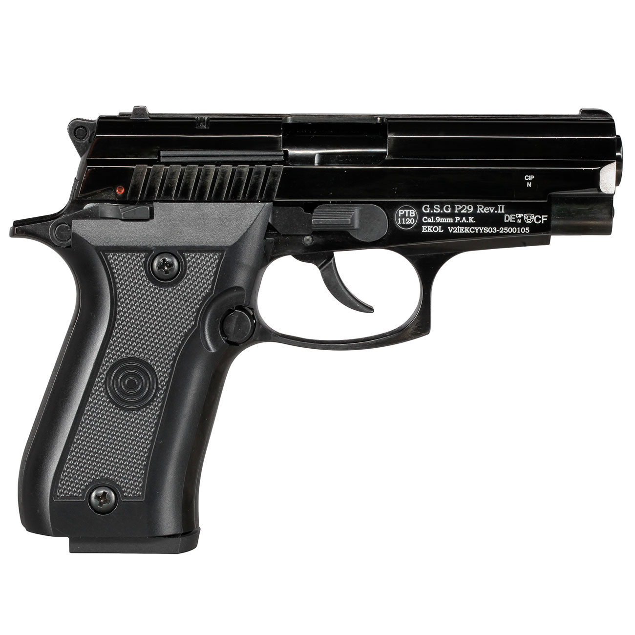 Ekol P29 Rev. II Schreckschuss Pistole Kal. 9 mm P.A.K. br�niert - B-WARE Bild 3