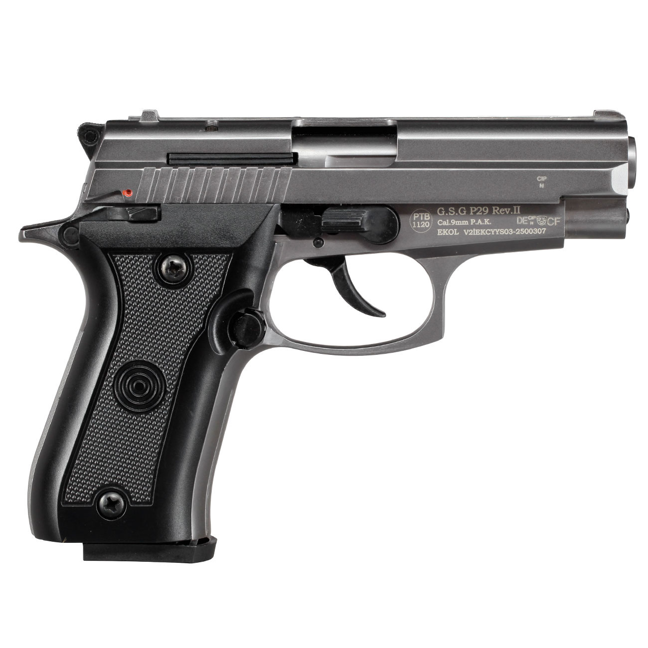 Ekol P29 Rev. II Schreckschuss Pistole Kal. 9 mm P.A.K. titan - B-WARE Bild 3