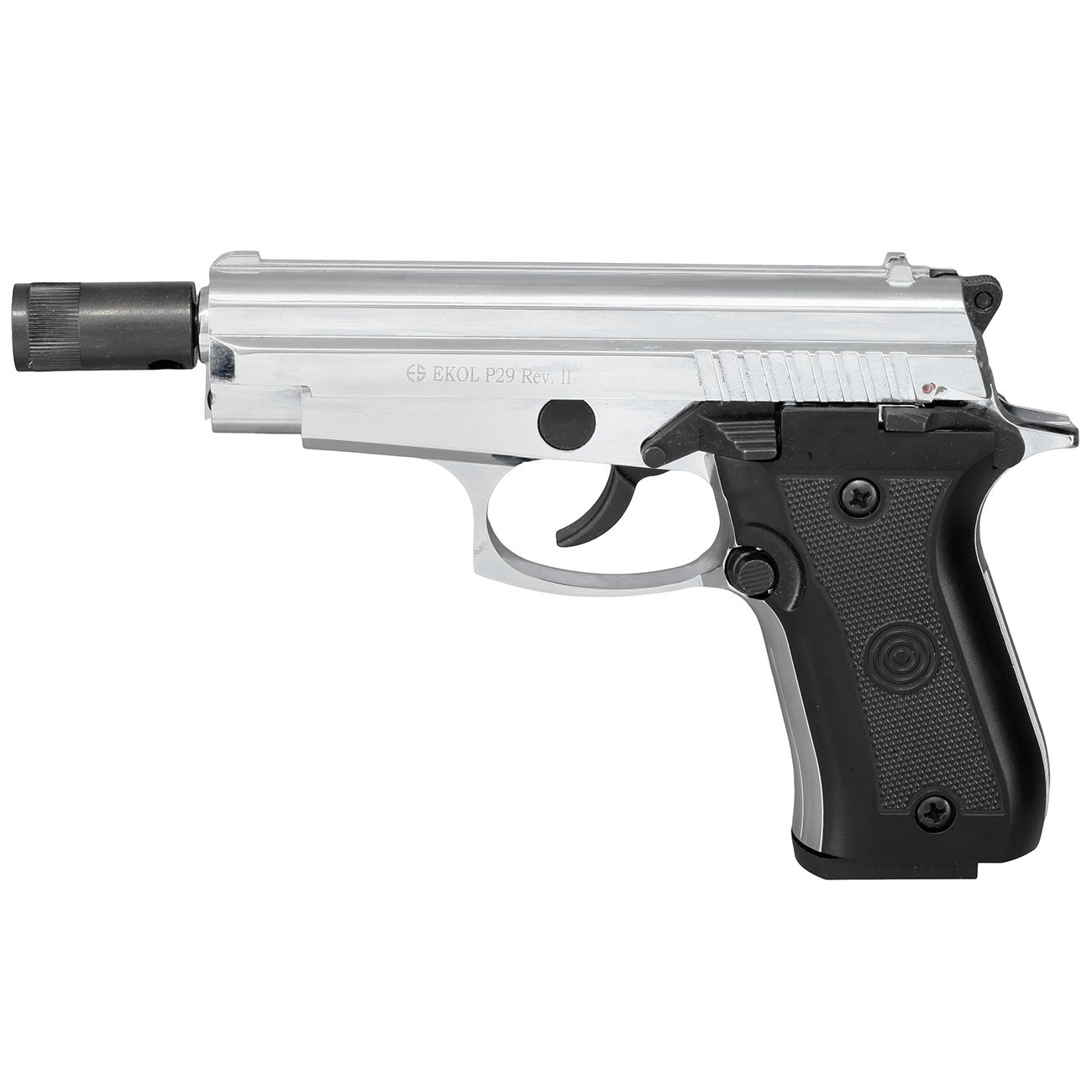Ekol P29 Rev. II Schreckschuss Pistole Kal. 9 mm P.A.K. verchromt - B-WARE Bild 10