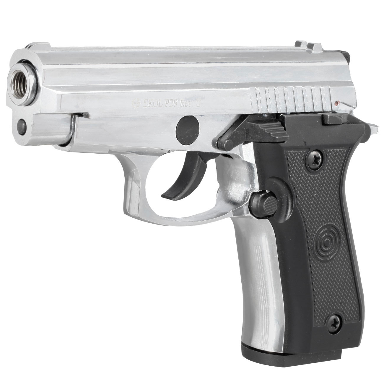 Ekol P29 Rev. II Schreckschuss Pistole Kal. 9 mm P.A.K. verchromt - B-WARE Bild 2