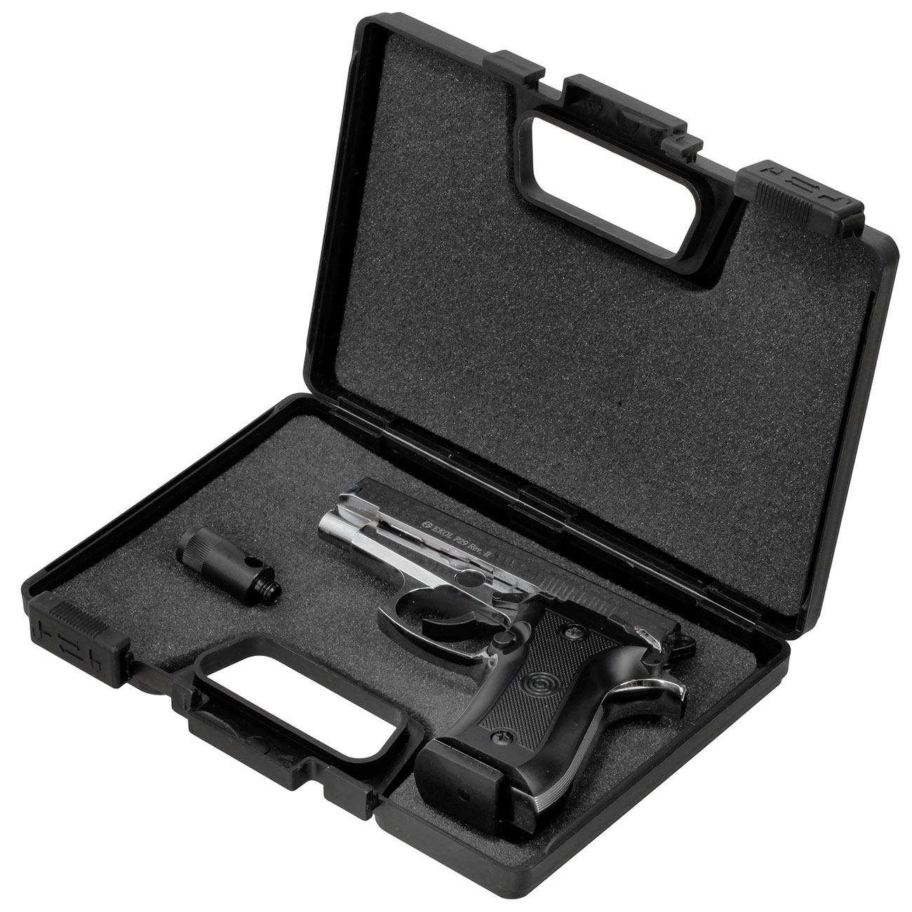 Ekol P29 Rev. II Schreckschuss Pistole Kal. 9 mm P.A.K. verchromt - B-WARE Bild 4