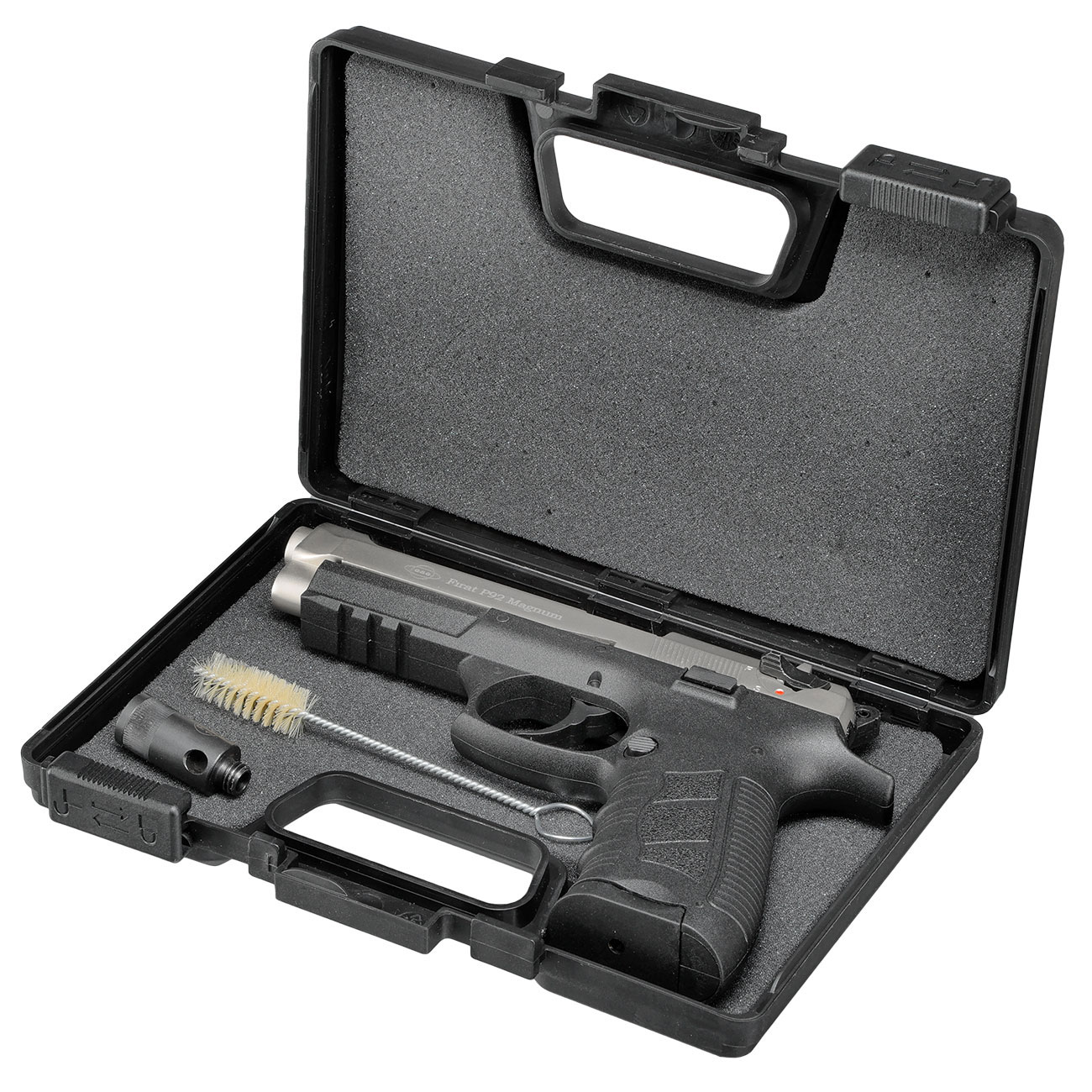 Ekol P92 Magnum Schreckschuss Pistole Kal. 9mm P.A.K. nickel - B-WARE Bild 4