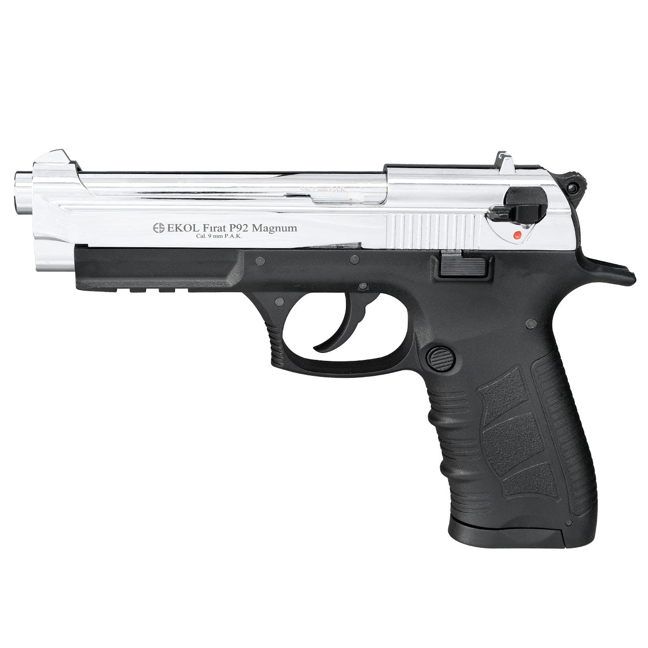 Ekol P92 Magnum Schreckschuss Pistole Kal. 9mm P.A.K. chrom - B-WARE