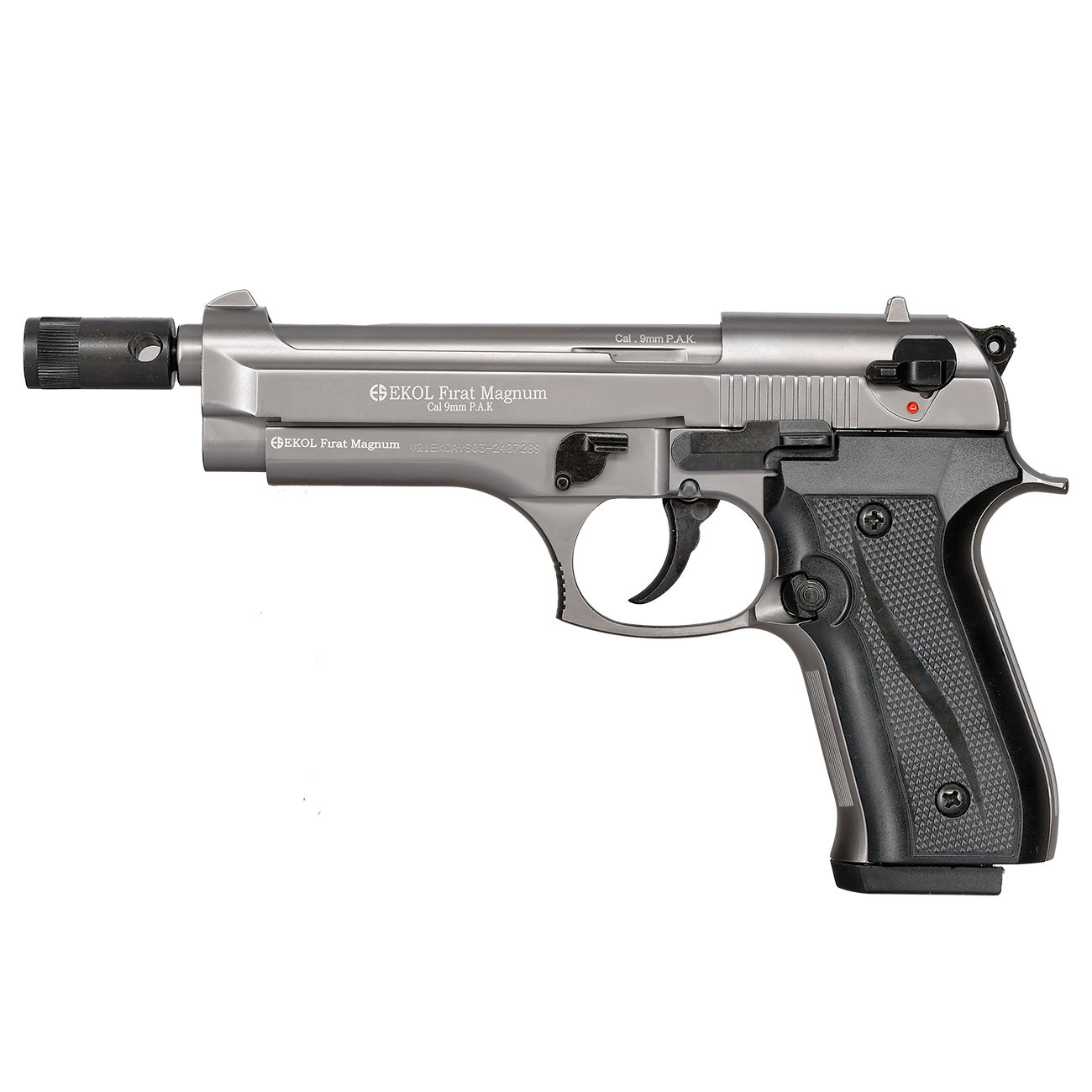 Ekol Firat Magnum Schreckschuss Pistole Kal. 9mm P.A.K. titan - B-WARE Bild 10